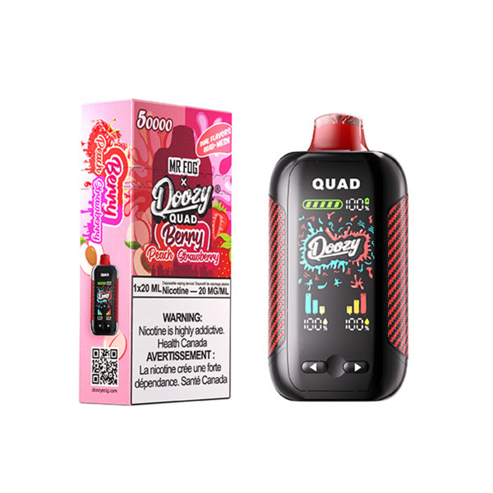 DOOZY QU08 - DOOZY QUAD Berry Peach & Berry Strawberry