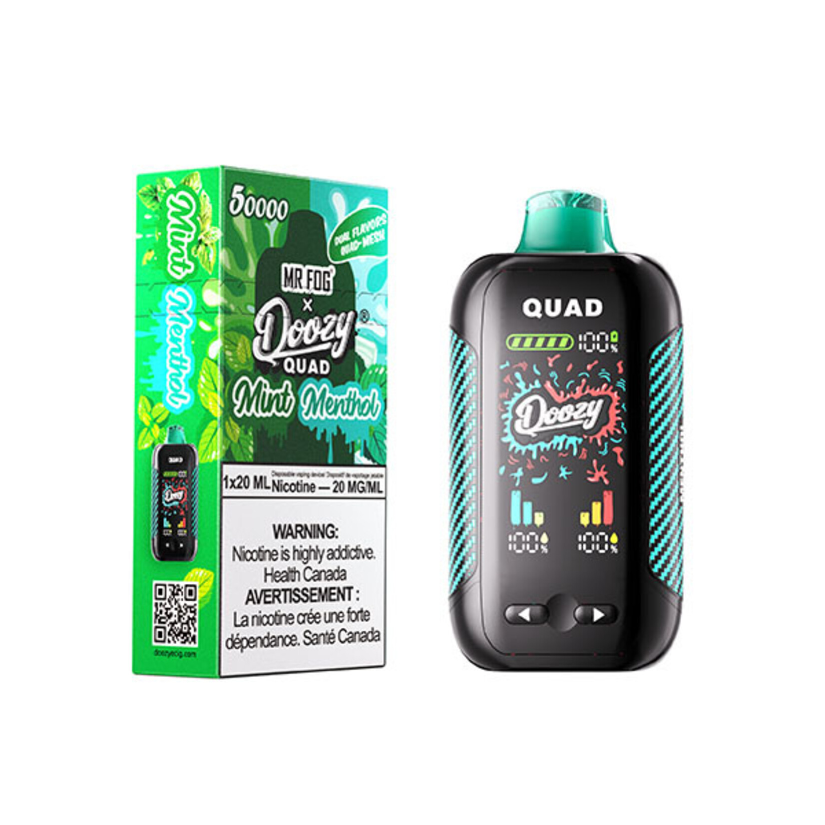 DOOZY QU04 - DOOZY QUAD Mint & Menthol