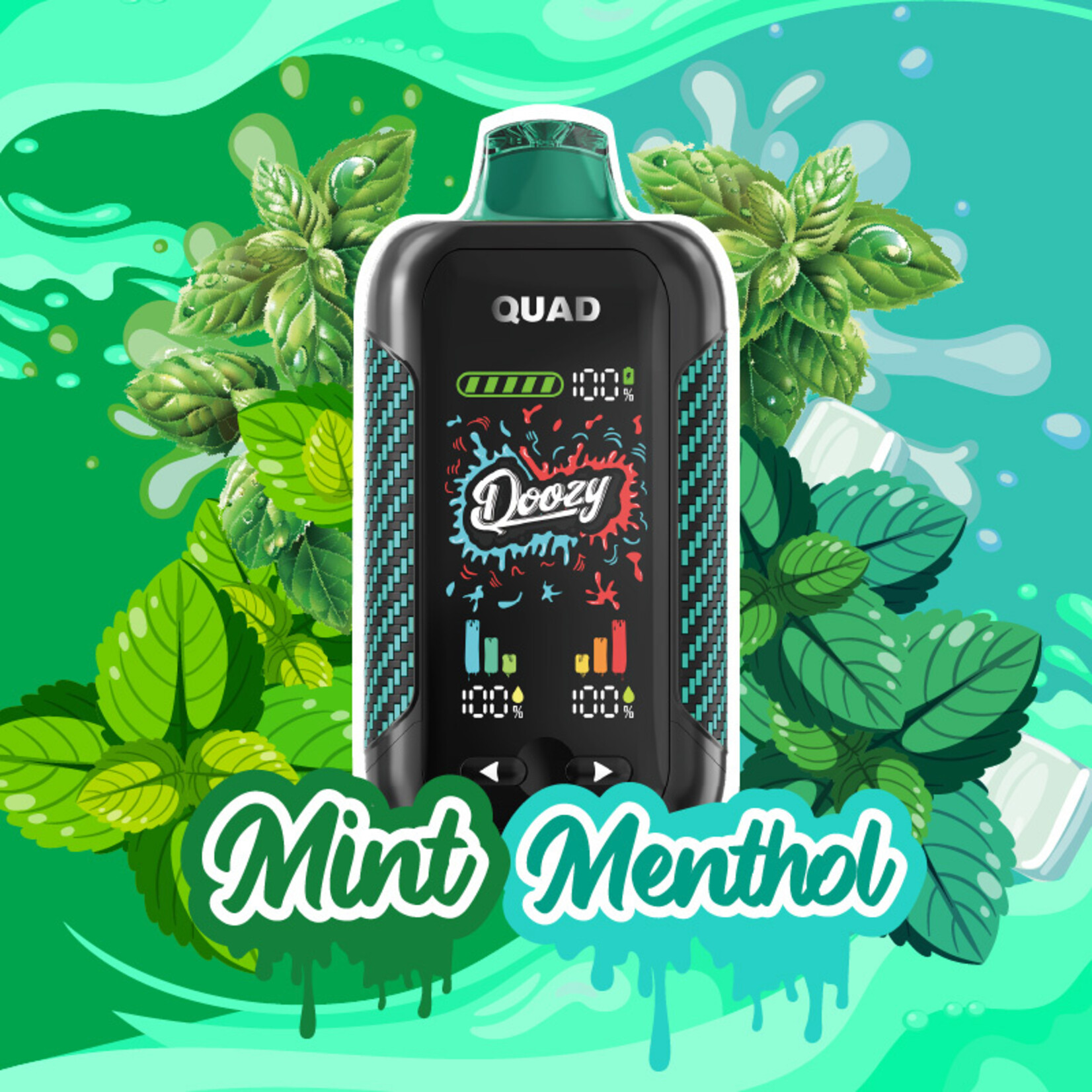 DOOZY QU04 - DOOZY QUAD Mint & Menthol