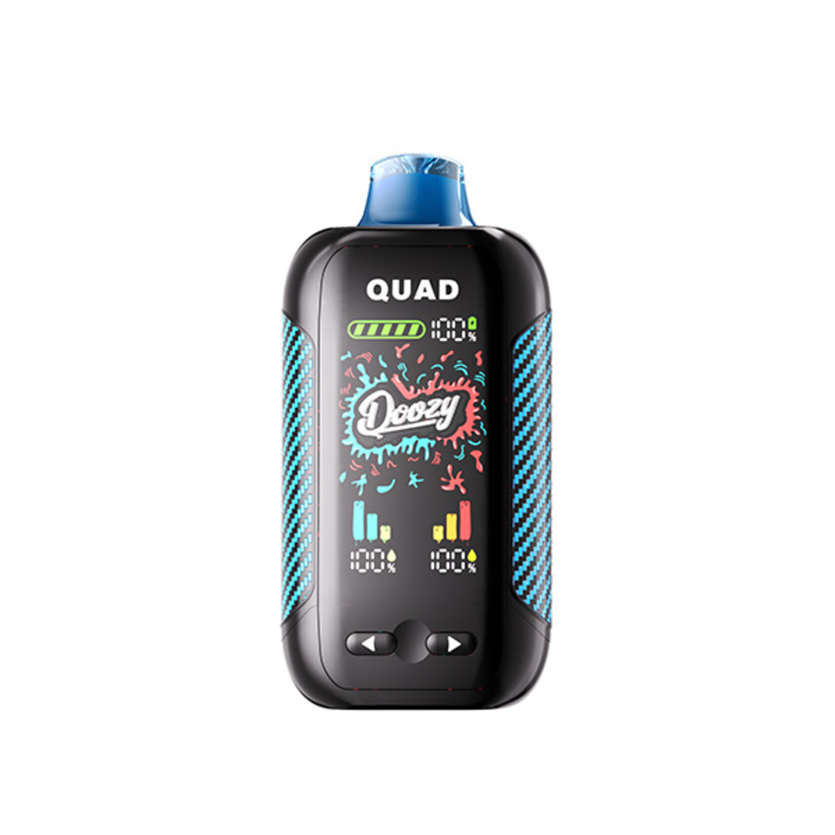 DOOZY QU03 - DOOZY QUAD Blueraspberry Splash & Blueraspberry Peach