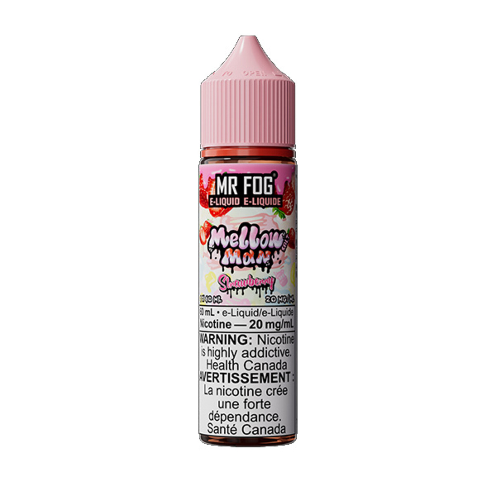 MR FOG MFEMM02 - MR FOG Mellow Man E-Liquid Strawberry 60ML Salt