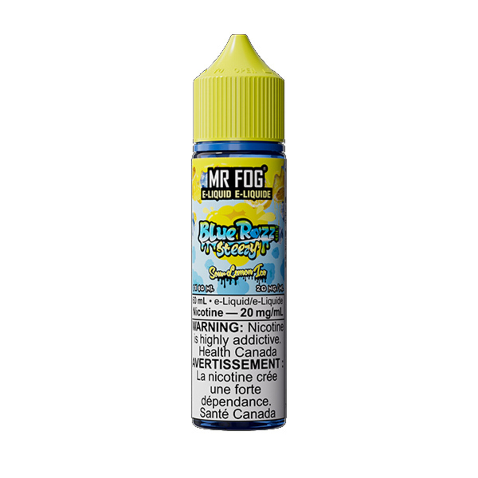 MR FOG MFEBR07 - MR FOG Blue Razz Steezy E-Liquid Sour Lemon Ice 60ML Salt