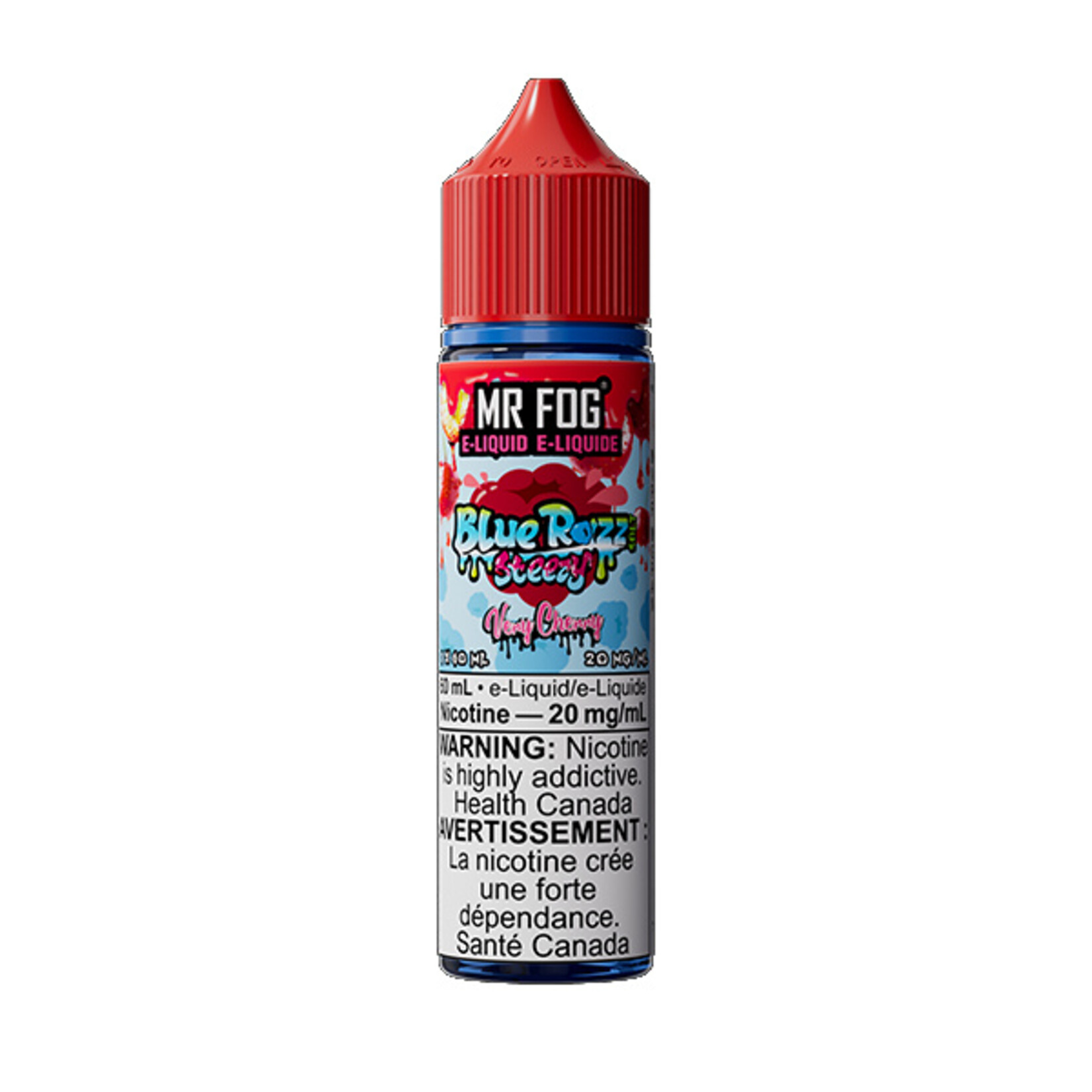 MR FOG MFEBR04 - MR FOG Blue Razz Steezy E-Liquid Very Cherry 60ML Salt