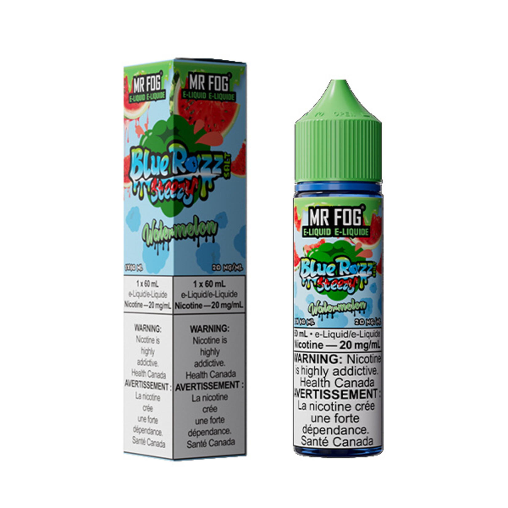 MR FOG MFEBR03 - MR FOG Blue Razz Steezy E-Liquid Watermelon 60ML Salt
