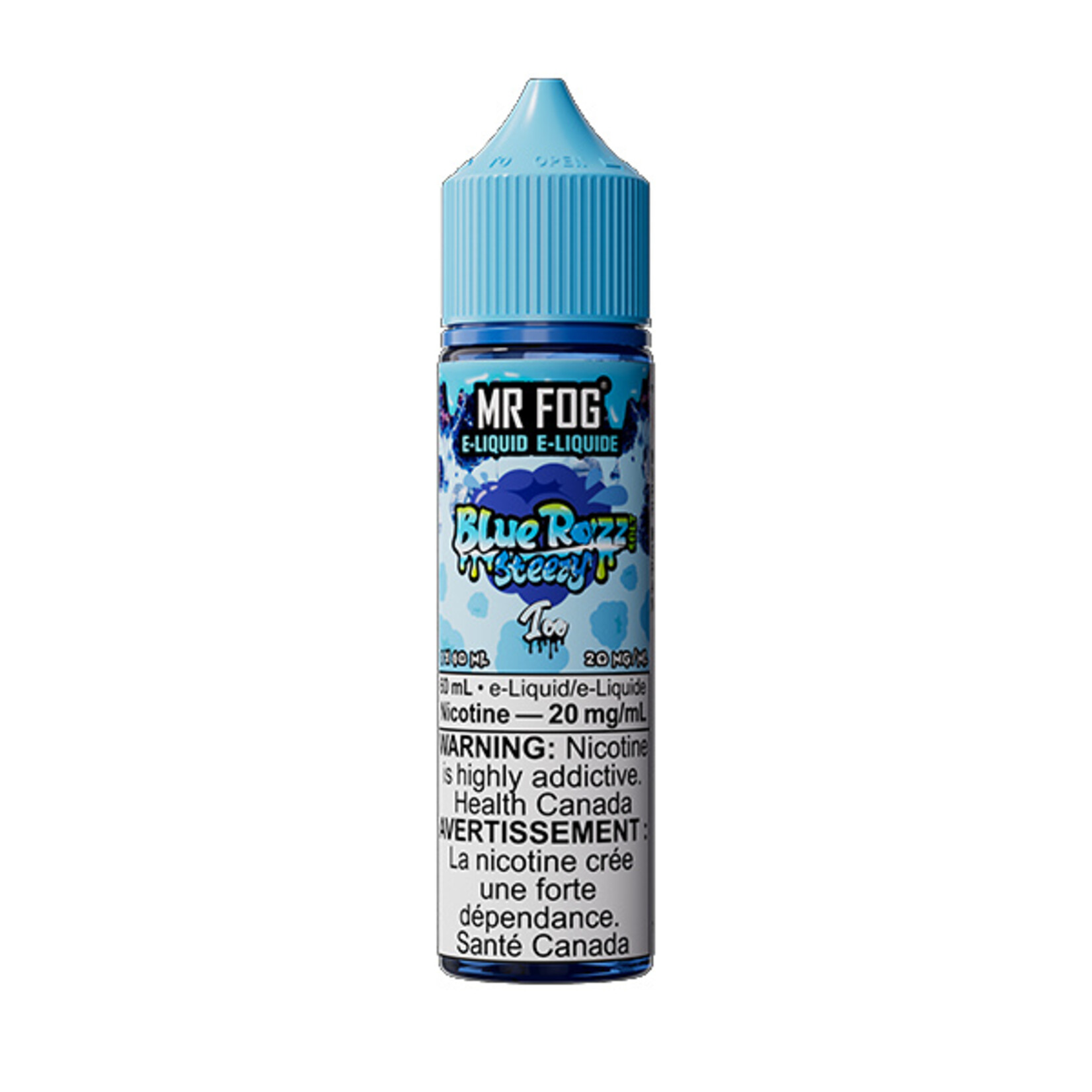MR FOG MFEBR01 - MR FOG Blue Razz Steezy E-Liquid Ice 60ML Salt