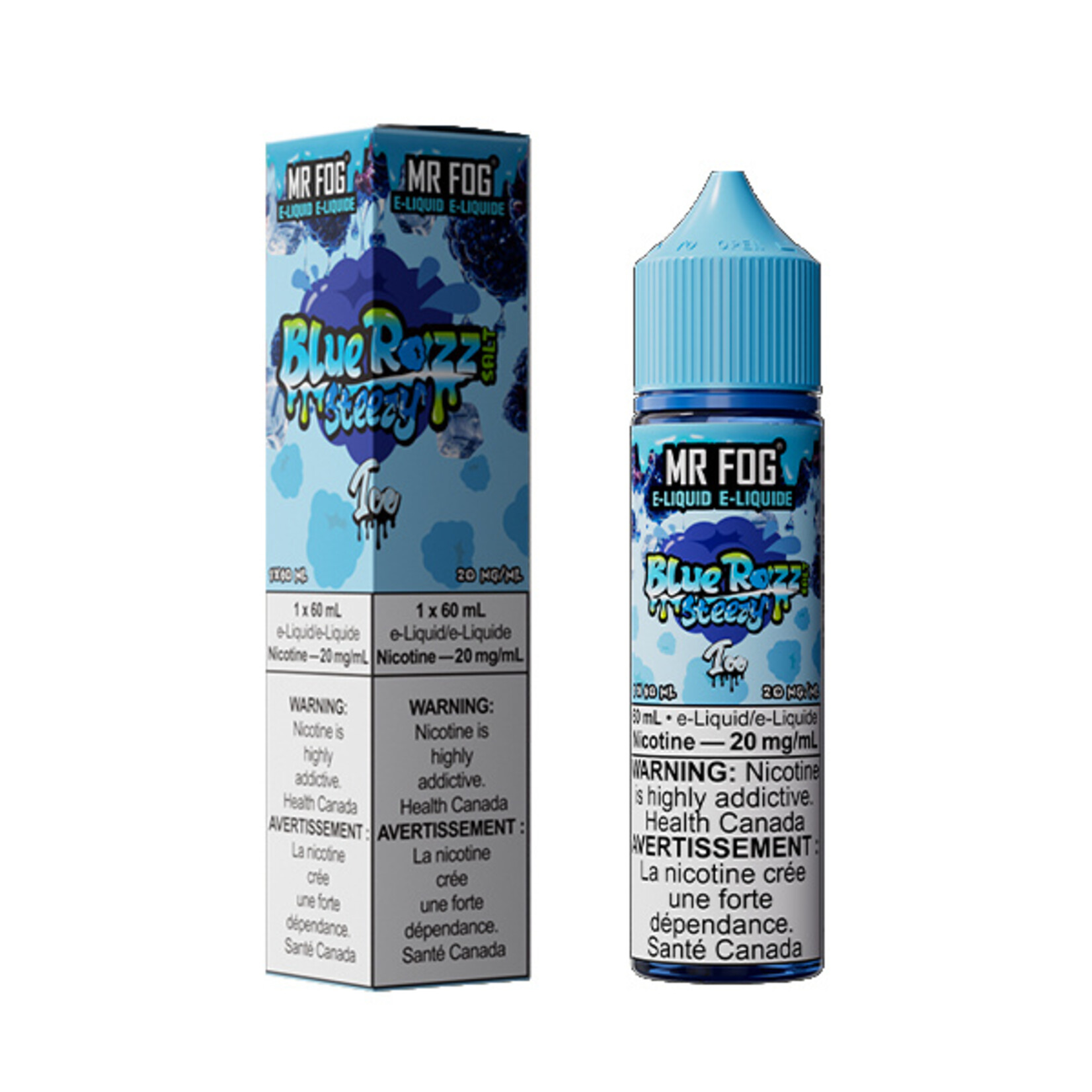 MR FOG MFEBR01 - MR FOG Blue Razz Steezy E-Liquid Ice 60ML Salt