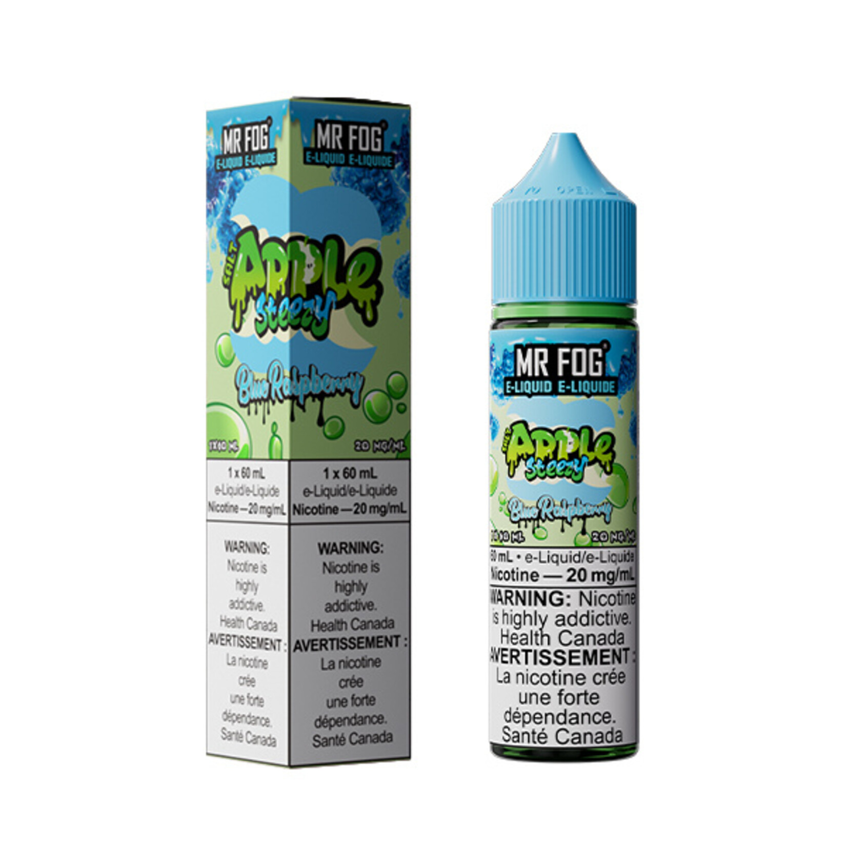 MR FOG MFEAS03 - MR FOG Apple Steezy E-Liquid Blue Raspberry 60ML Salt