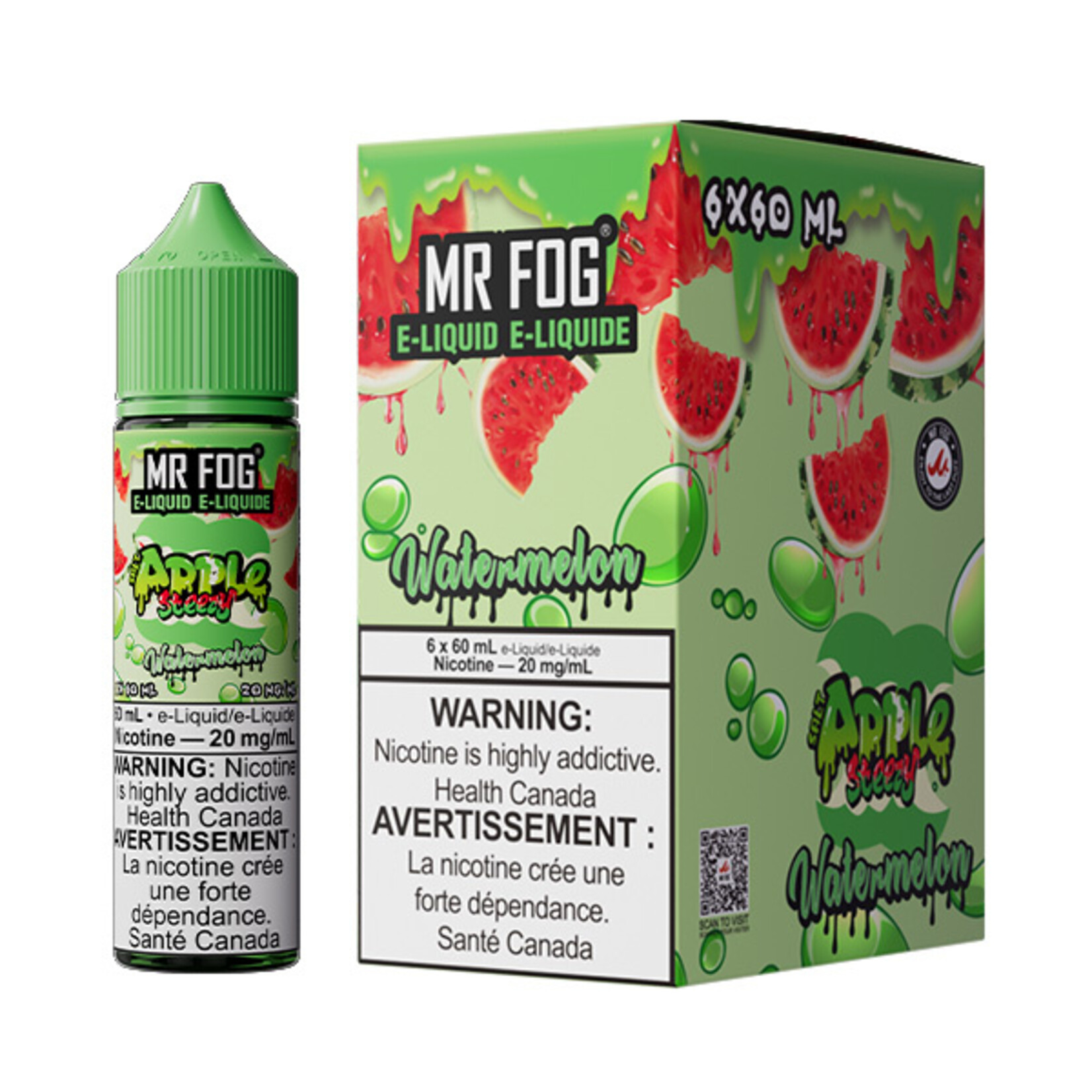 MR FOG MFEAS01 - MR FOG Apple Steezy E-Liquid Watermelon 60ML Salt