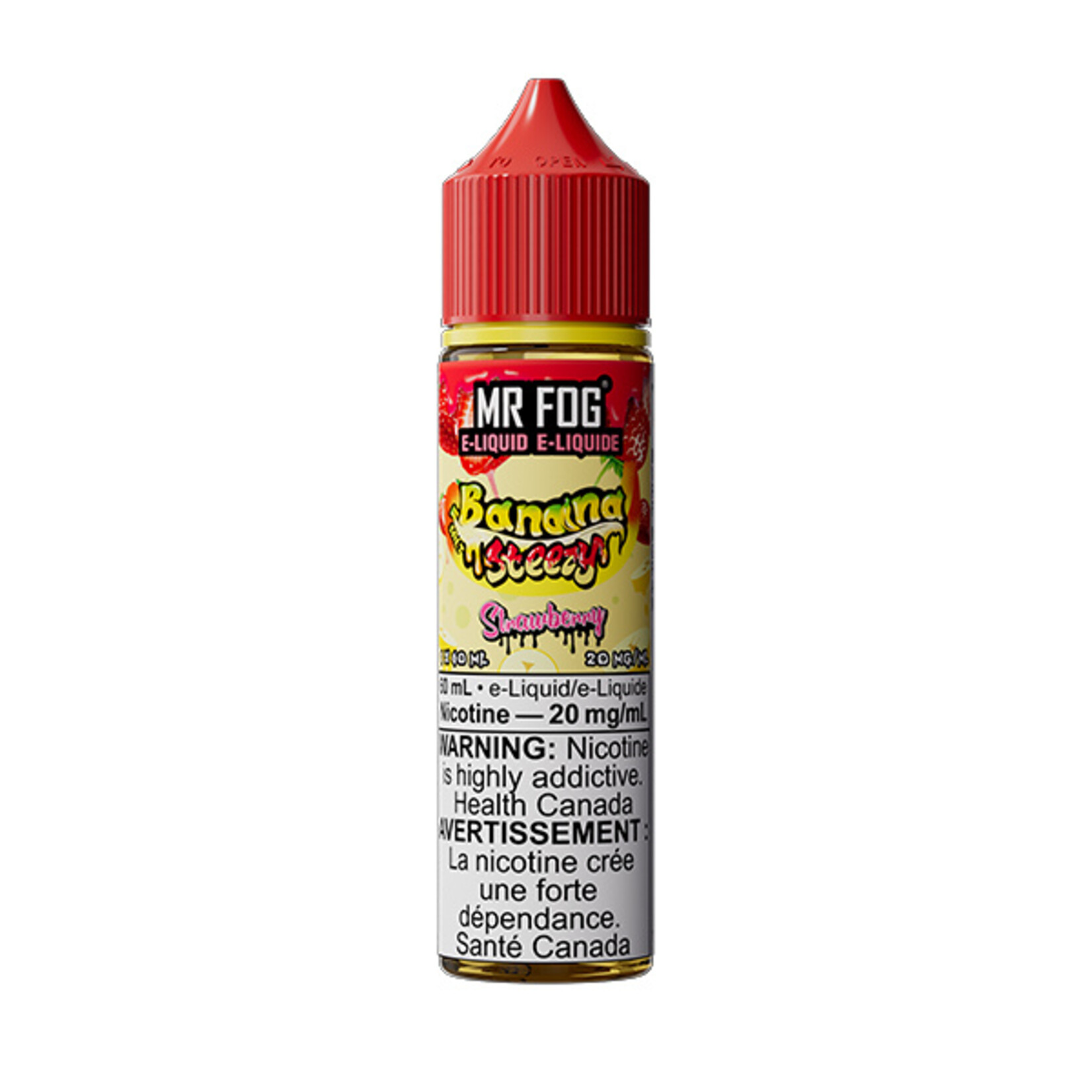 MR FOG MFENS02 - MR FOG Banana Steezy E-Liquid Strawberry 60ML Salt