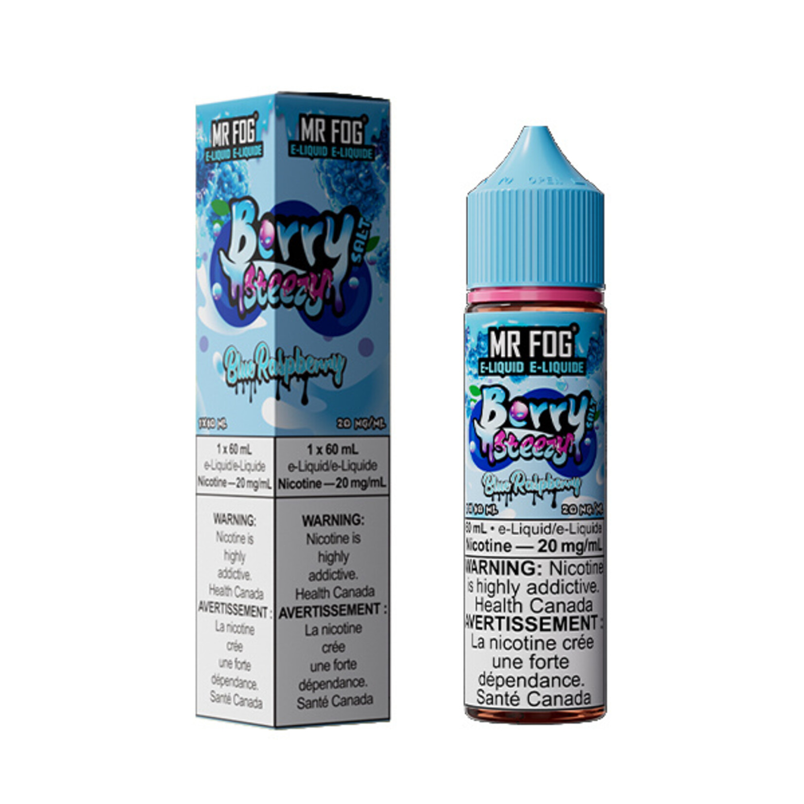 MR FOG MFEBS03 - MR FOG Berry Steezy E-Liquid Blue Raspberry 60ML Salt