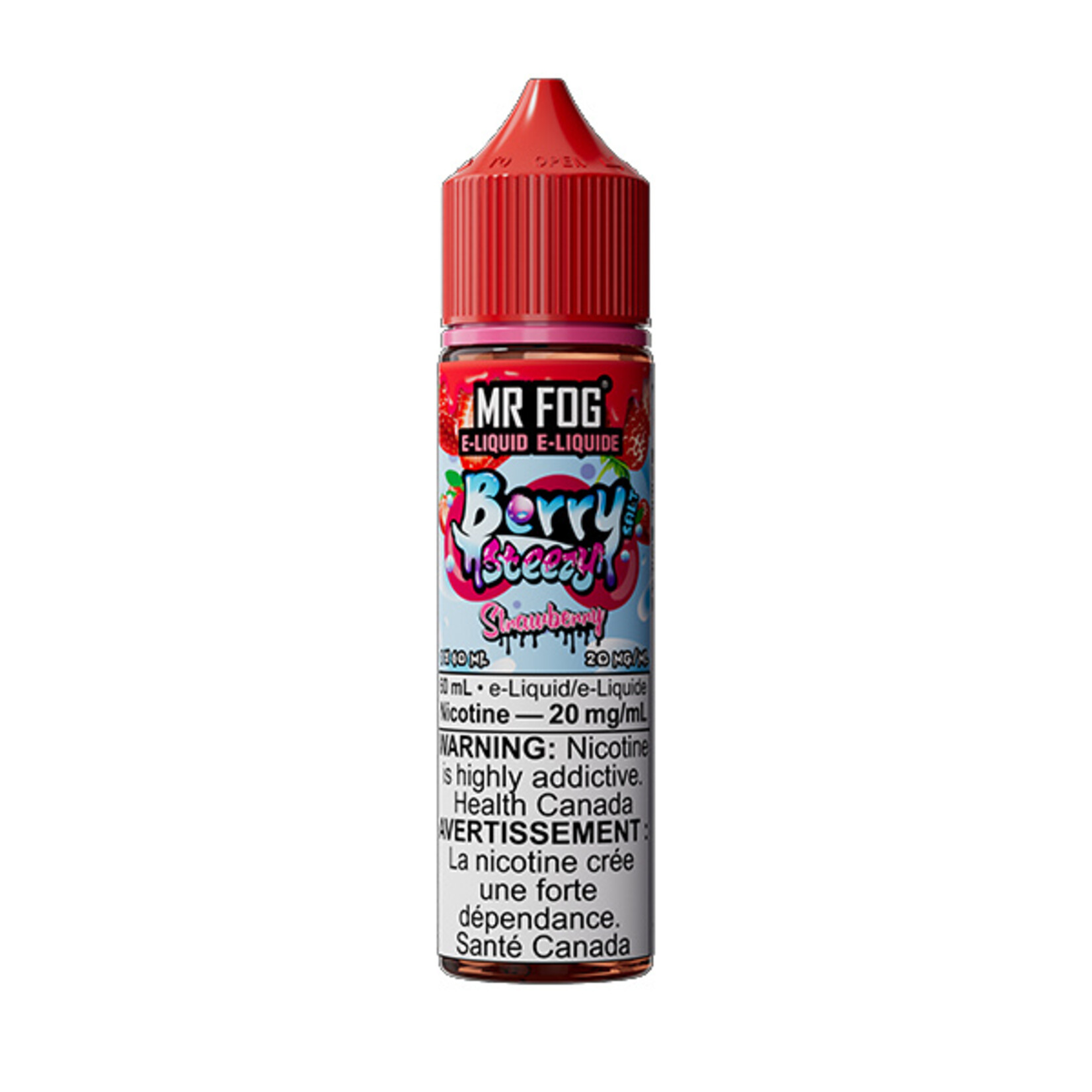 MR FOG MFEBS02 - MR FOG Berry Steezy E-Liquid Strawberry 60ML Salt