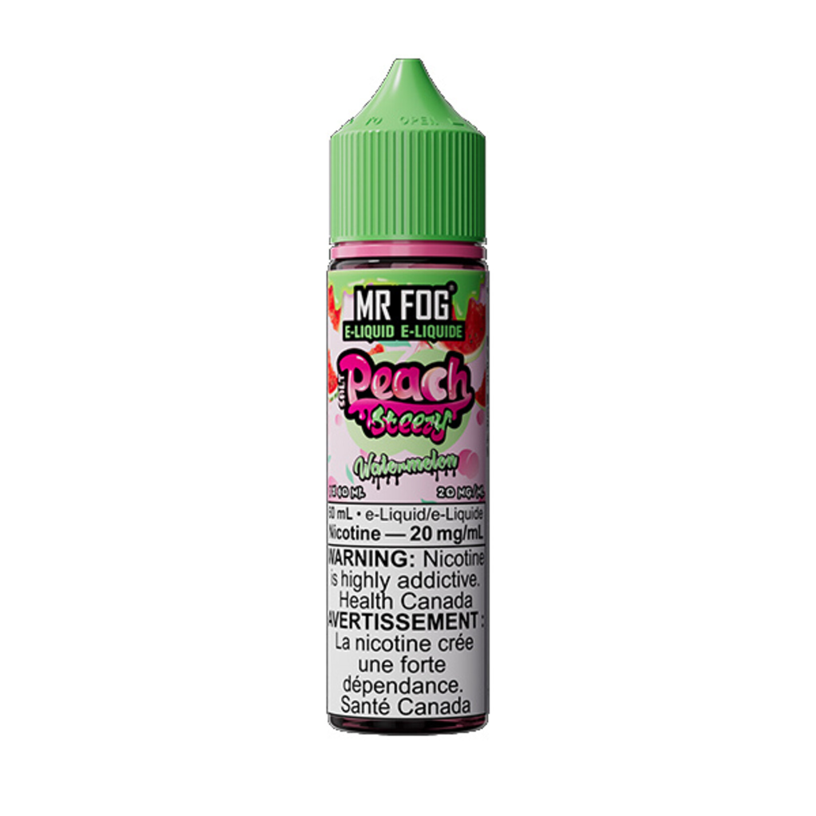MR FOG MFEPS03 - MR FOG Peach Steezy E-Liquid Watermelon 60ML Salt
