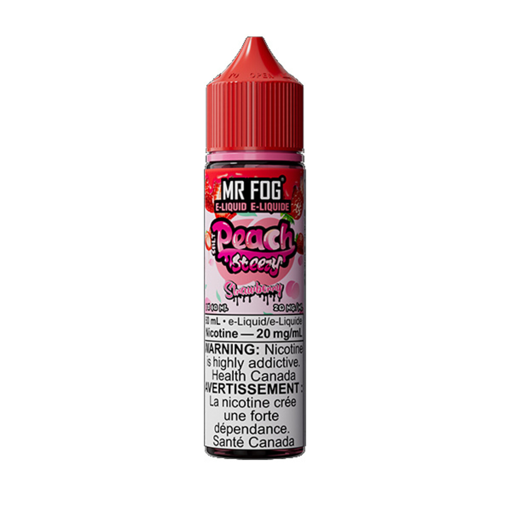 MR FOG MFEPS02 - MR FOG Peach Steezy E-Liquid Strawberry 60ML Salt