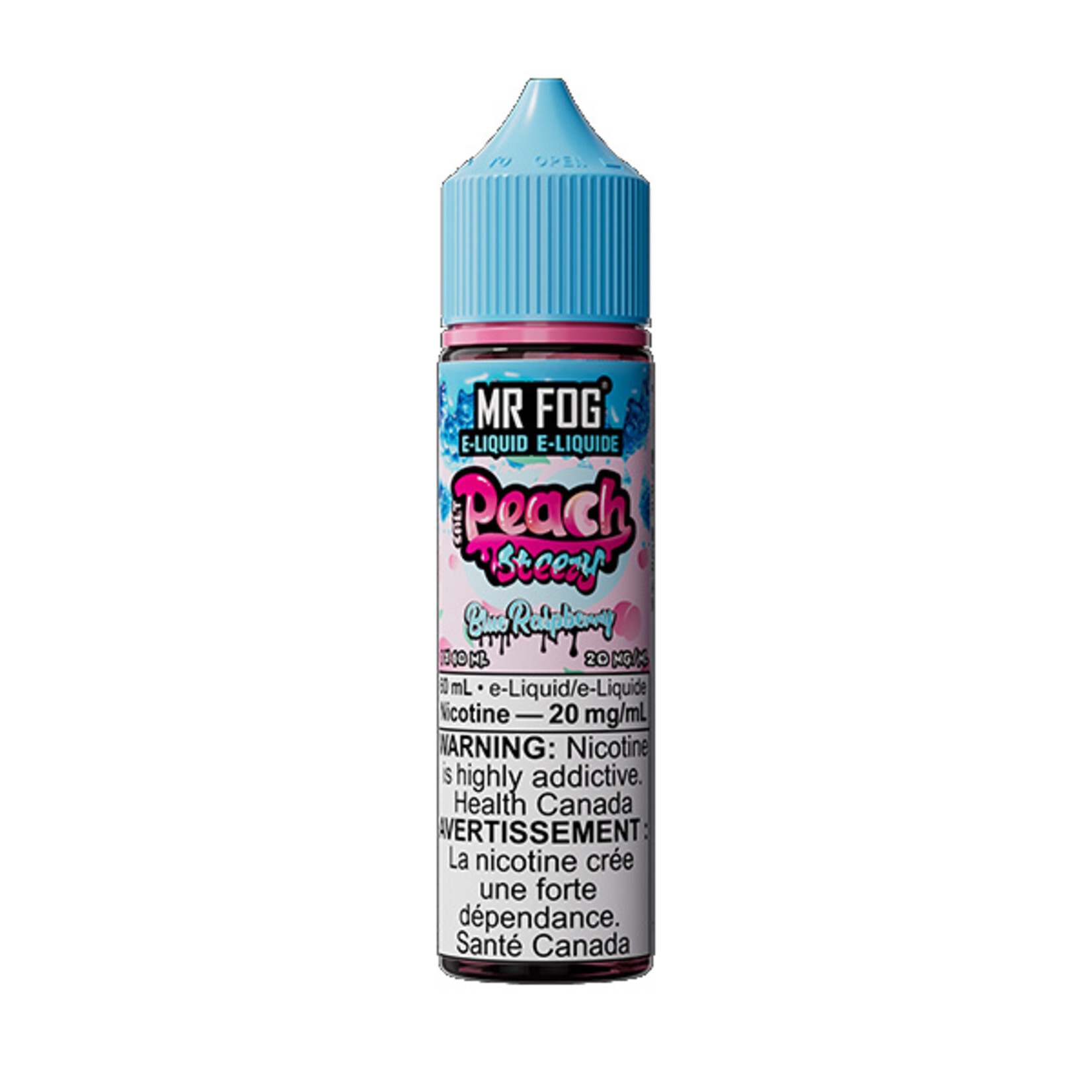 MR FOG MFEPS01 - MR FOG Peach Steezy E-Liquid Blue Raspberry 60ML Salt