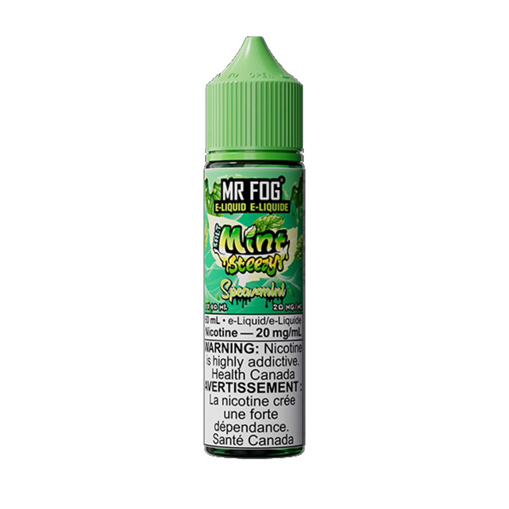 MR FOG MFEMS02 - MR FOG Mint Steezy E-Liquid Spearmint 60ML Salt