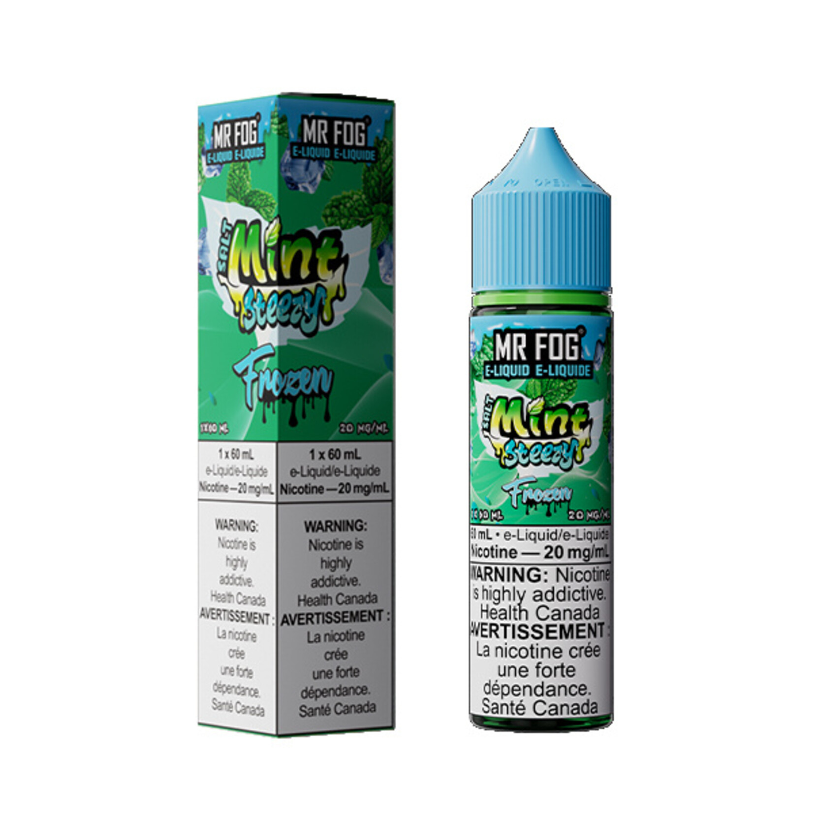 MR FOG MFEMS01 - MR FOG Mint Steezy E-Liquid Frozen 60ML Salt