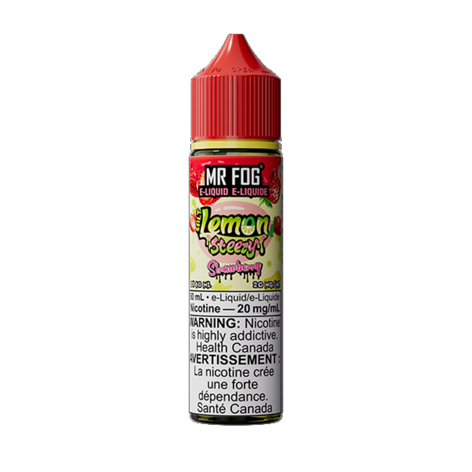 MR FOG MFELS02 - MR FOG Lemon Steezy E-Liquid Strawberry 60ML Salt