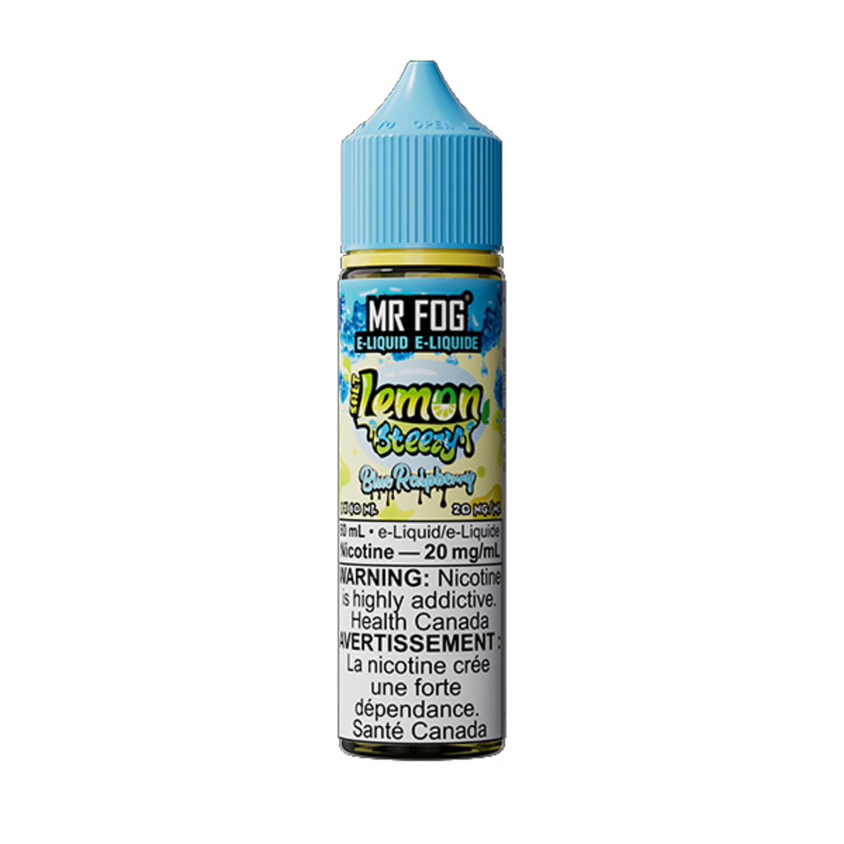 MR FOG MFELS01 - MR FOG Lemon Steezy E-Liquid Blue Raspberry 60ML Salt