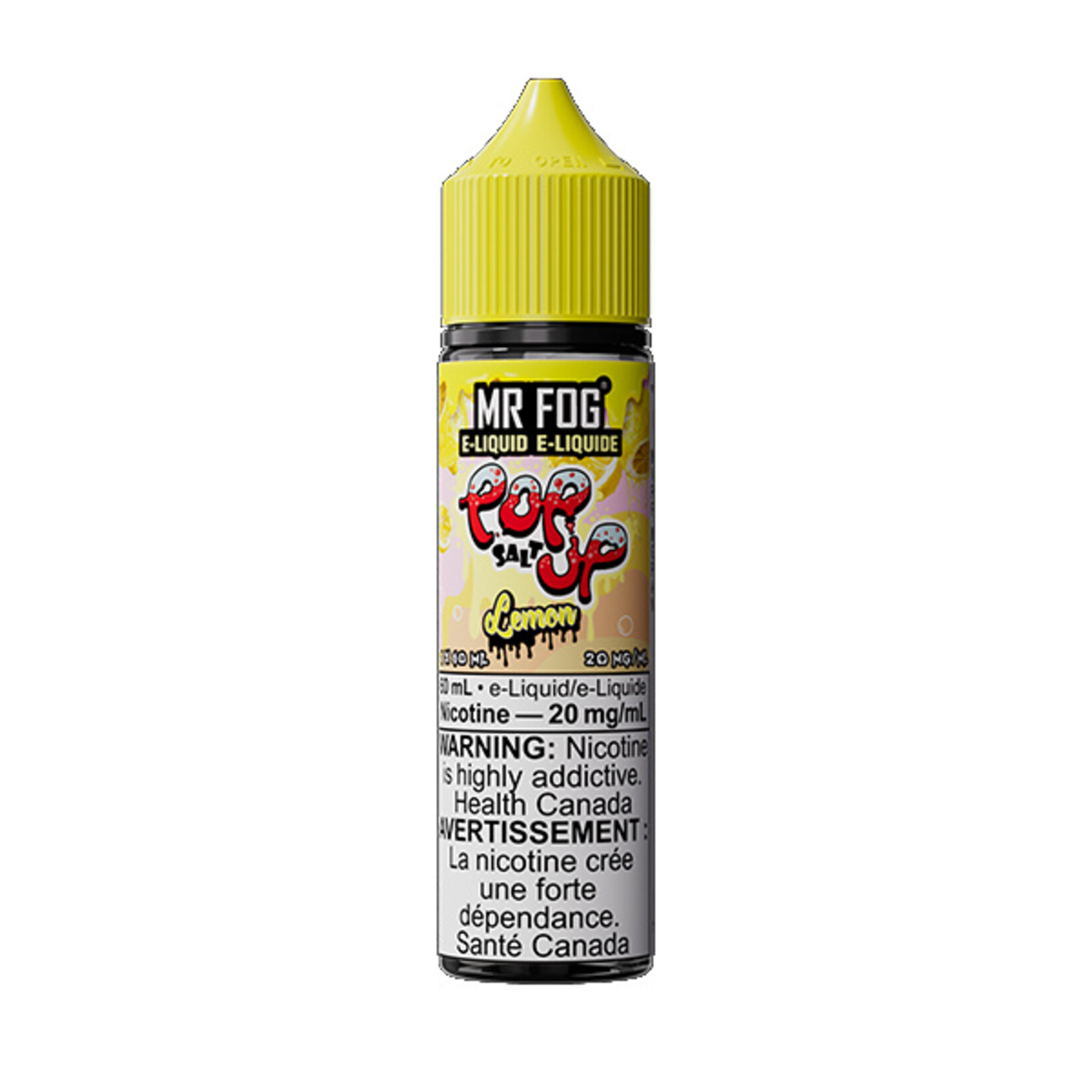 MR FOG MFEPU03 - MR FOG Popup E-Liquid Lemon 60ML Salt