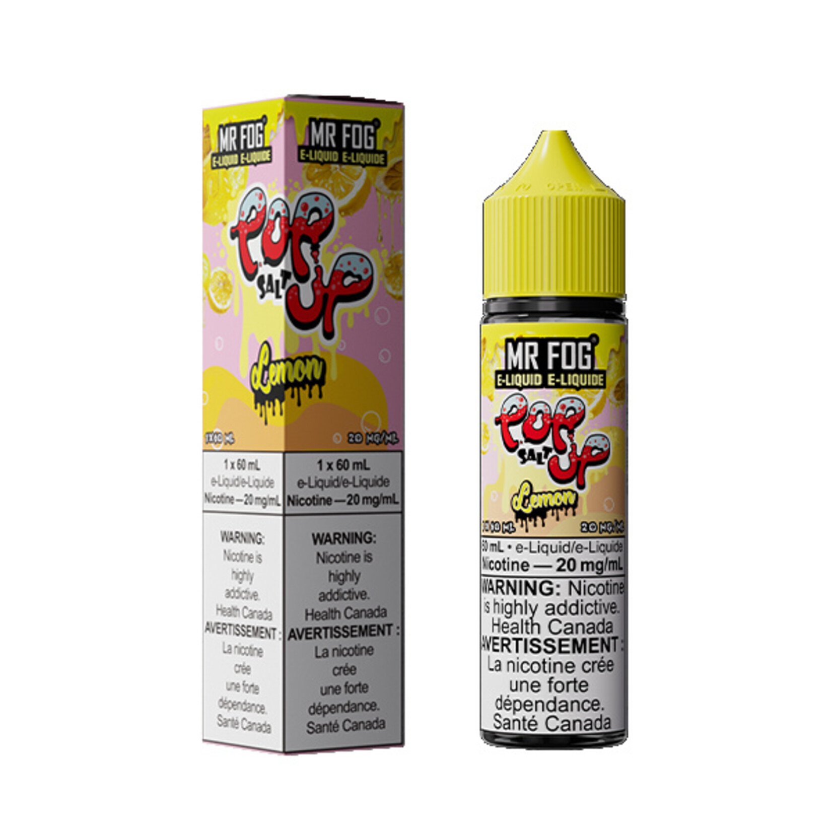 MR FOG MFEPU03 - MR FOG Popup E-Liquid Lemon 60ML Salt