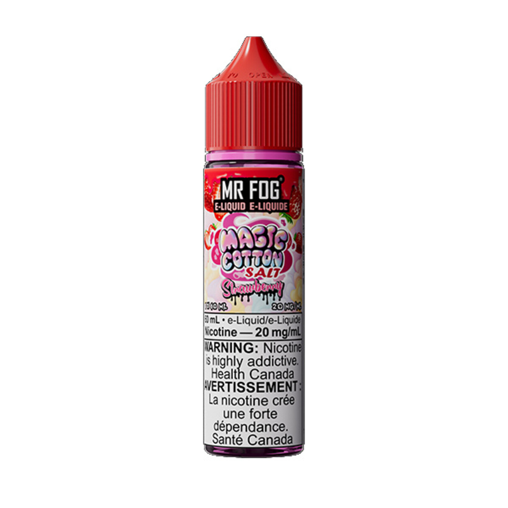 MR FOG MFEMC03 - MR FOG Magic Cotton E-Liquid Strawberry 60ML Salt