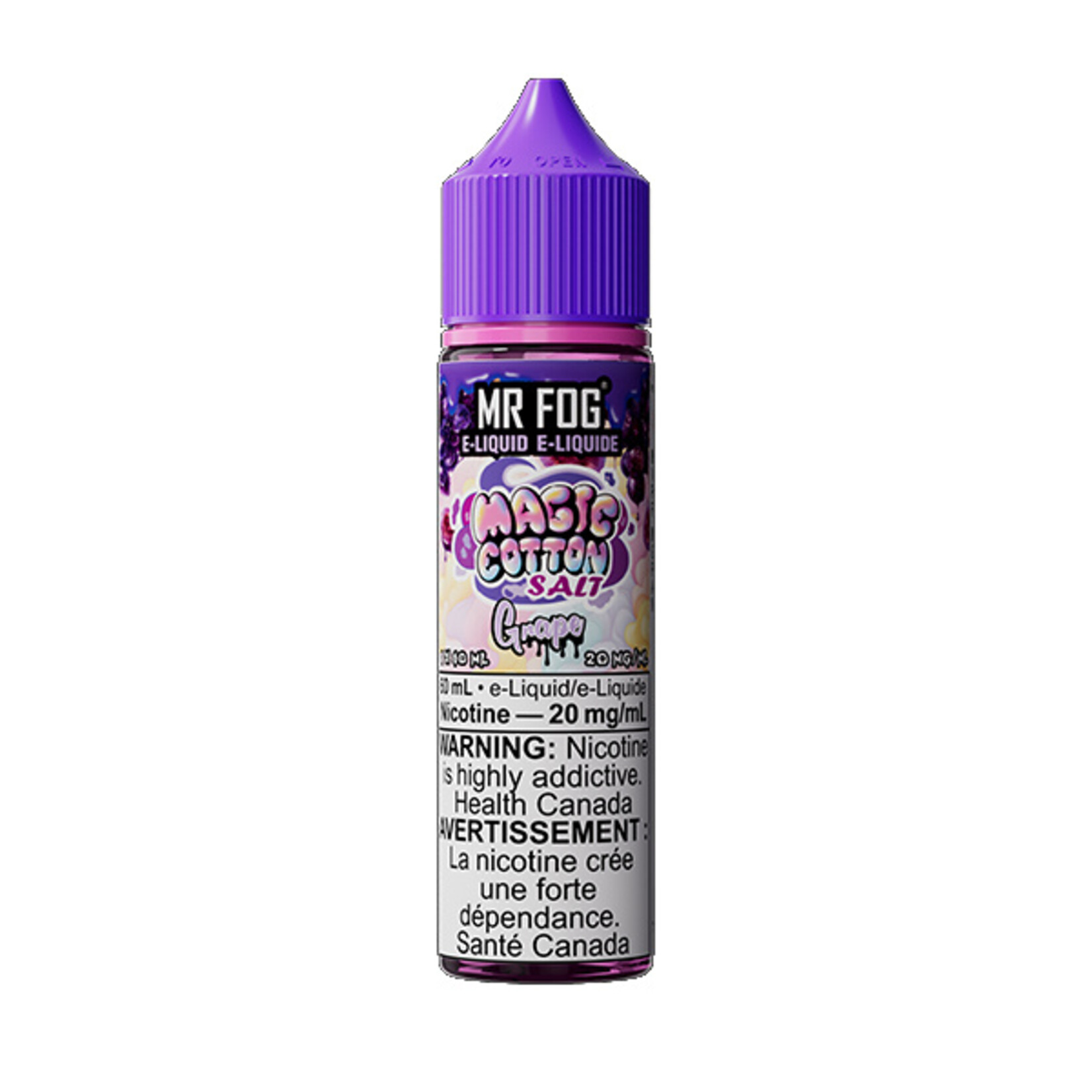 MR FOG MFEMC02 - MR FOG Magic Cotton E-Liquid Grape 60ML Salt