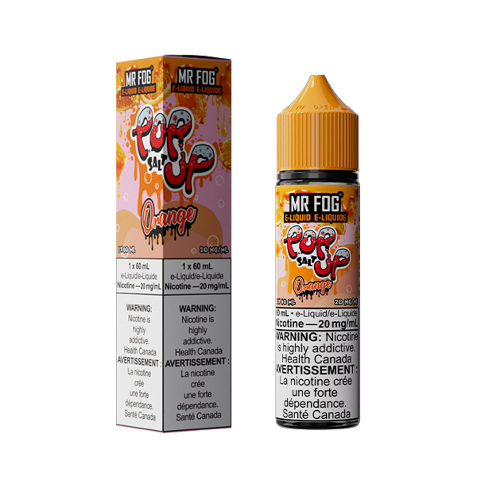 MR FOG MFEPU05 - MR FOG Popup E-Liquid Orange 60ML Freebase
