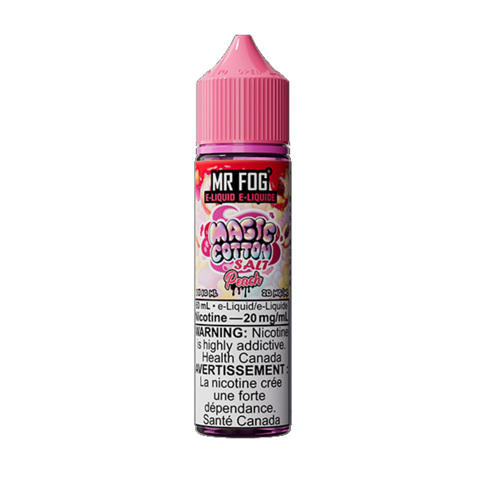 MR FOG MFEMC06 - MR FOG Magic Cotton E-Liquid Peach 60ML Freebase