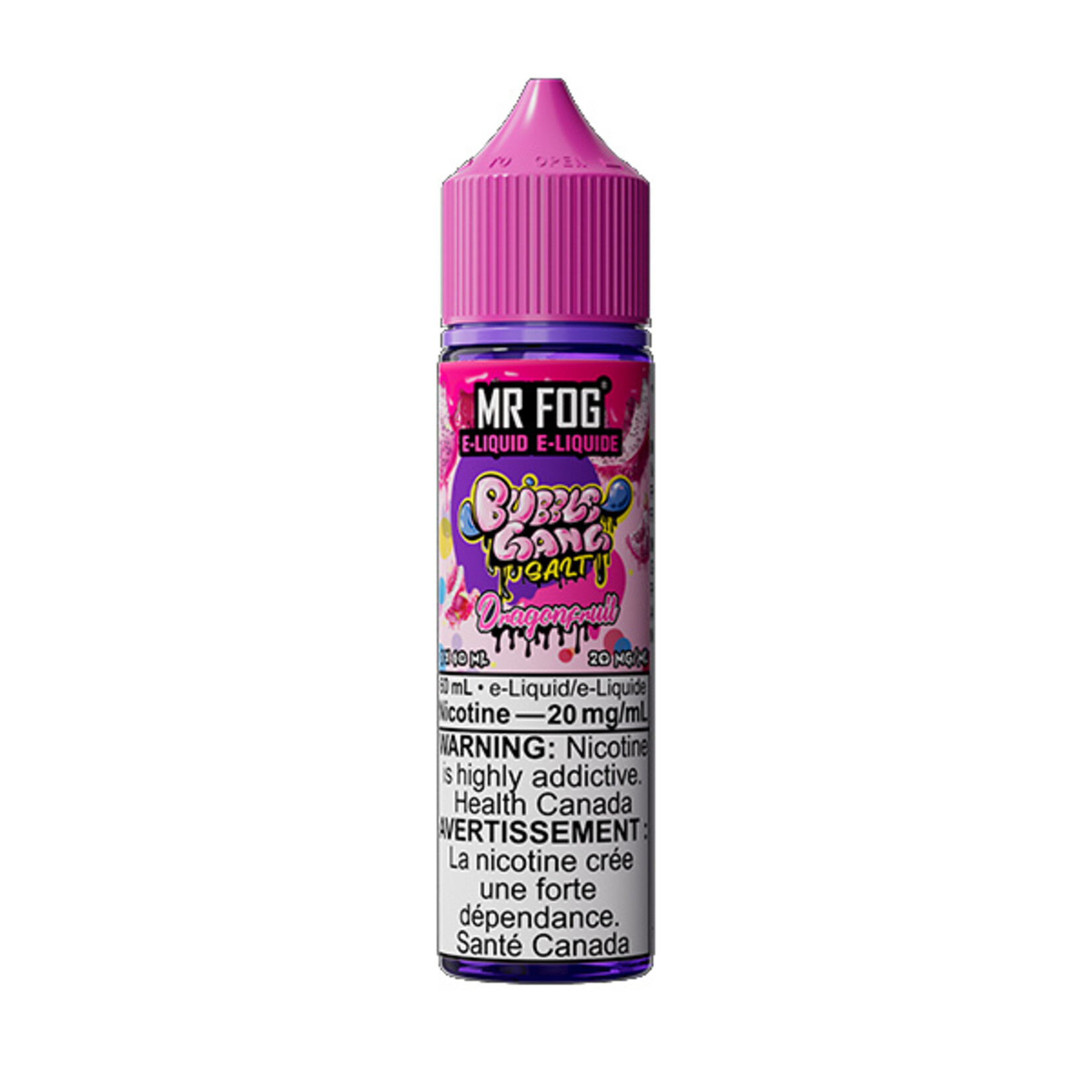 MR FOG MFEBG07 - MR FOG Bubble Gang E-Liquid Dragonfruit 60ML Freebase