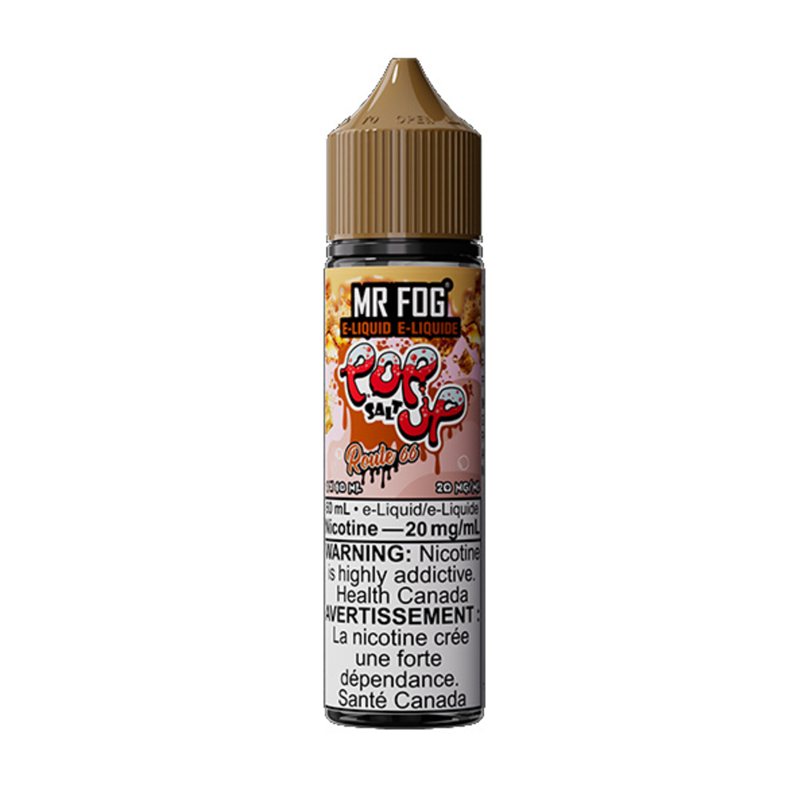MR FOG MFEPU07 - MR FOG Popup E-Liquid Route 66 60ML Salt