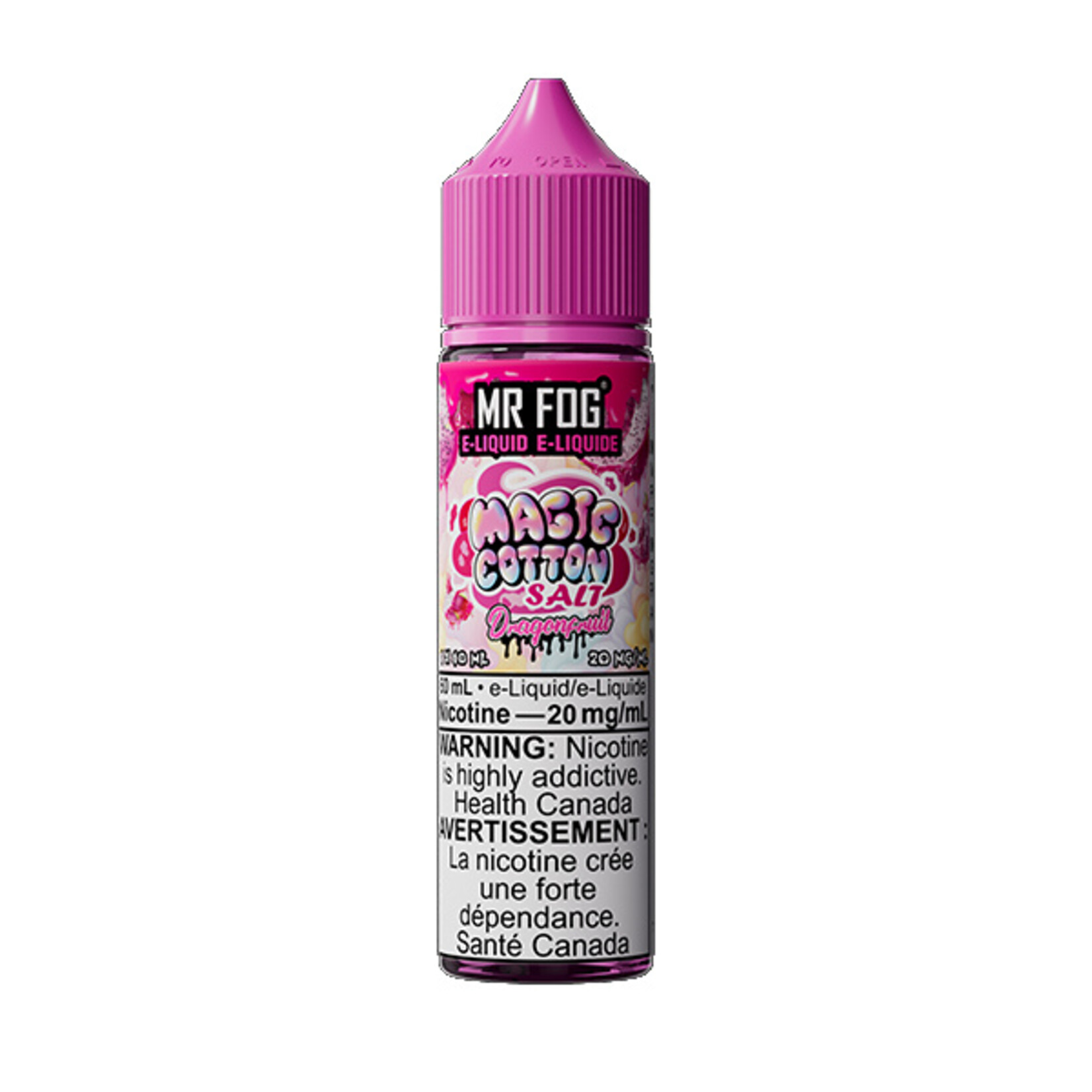 MR FOG MFEMC07 - MR FOG Magic Cotton E-Liquid Dragonfruit 60ML Salt