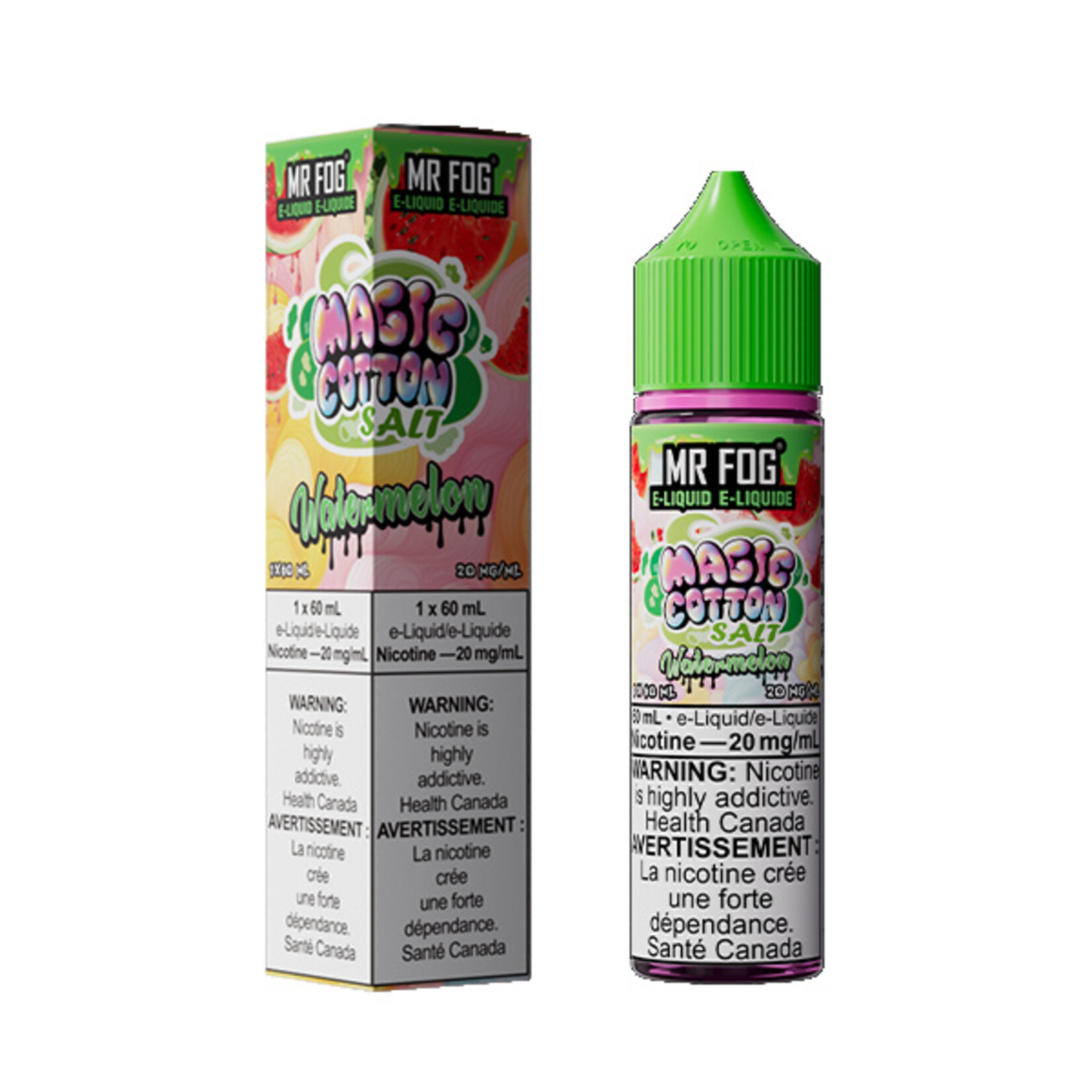 MR FOG MFEMC05 - MR FOG Magic Cotton E-Liquid Watermelon 60ML Salt