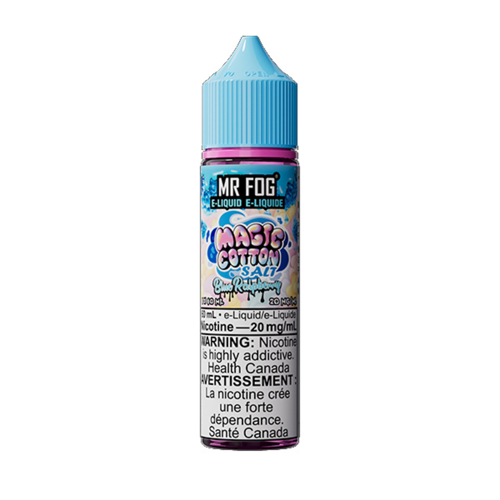 MR FOG MFEMC04 - MR FOG Magic Cotton E-Liquid Blue Raspberry 60ML Salt
