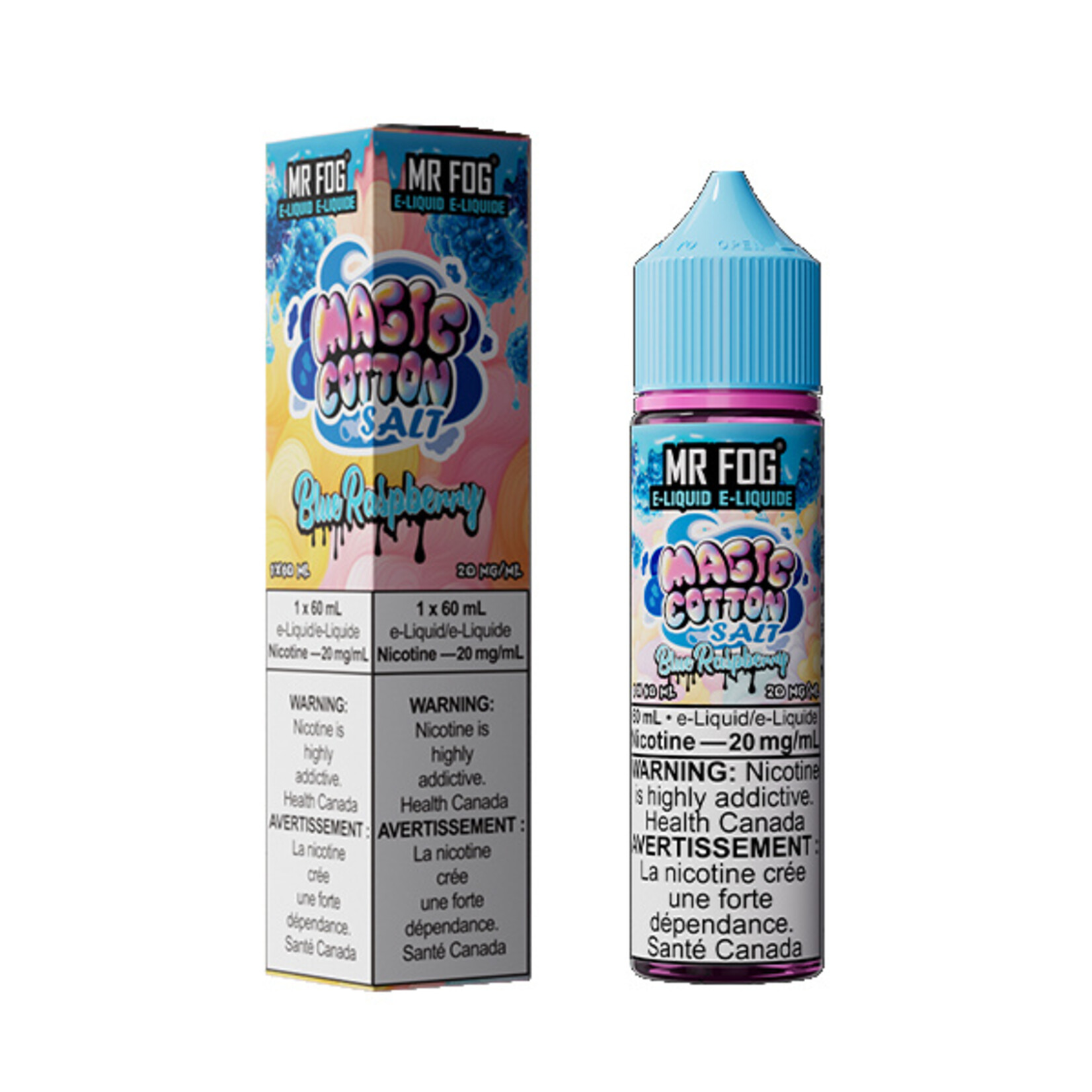 MR FOG MFEMC04 - MR FOG Magic Cotton E-Liquid Blue Raspberry 60ML Salt