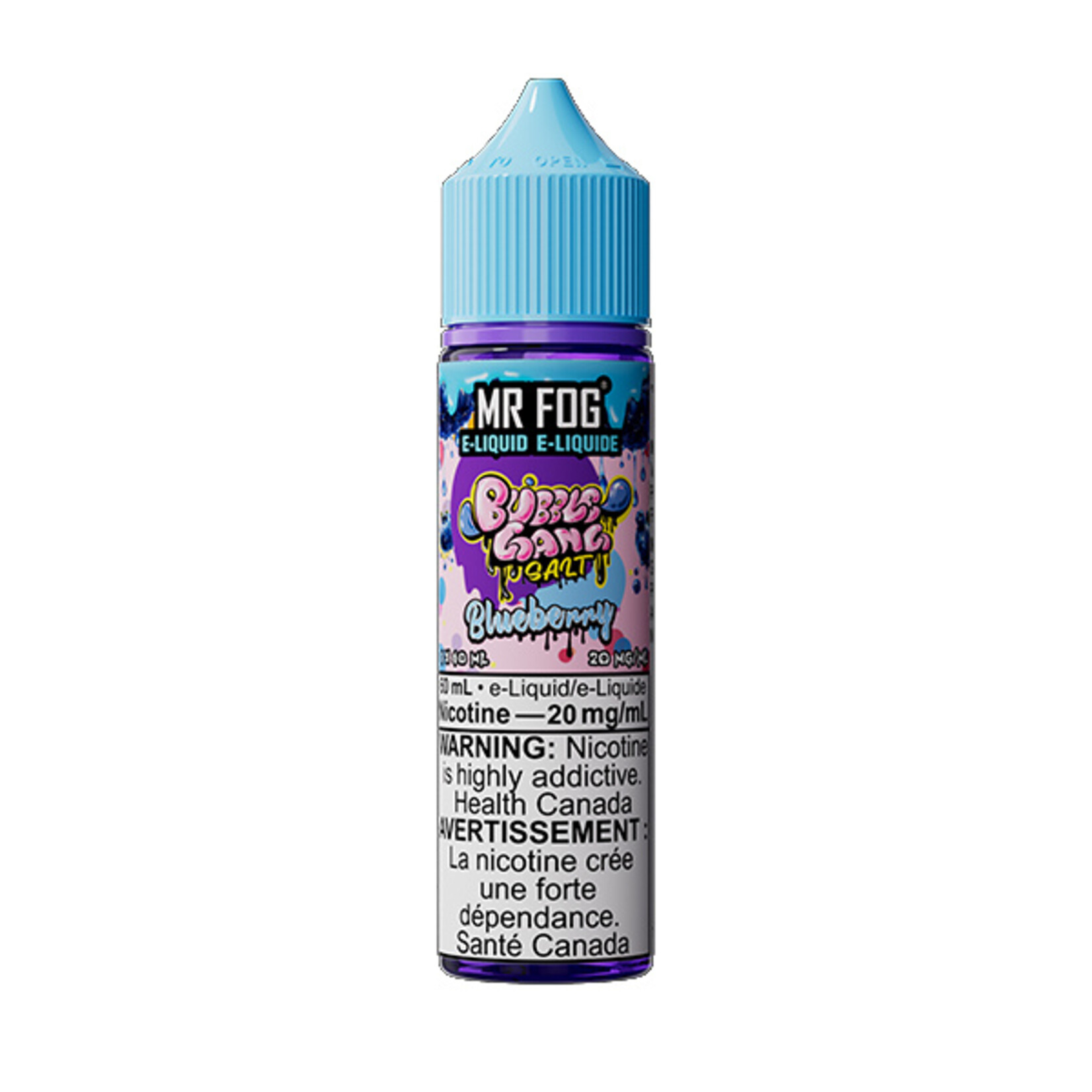 MR FOG MFEBG05 - MR FOG Bubble Gang E-Liquid Blueberry 60ML Salt