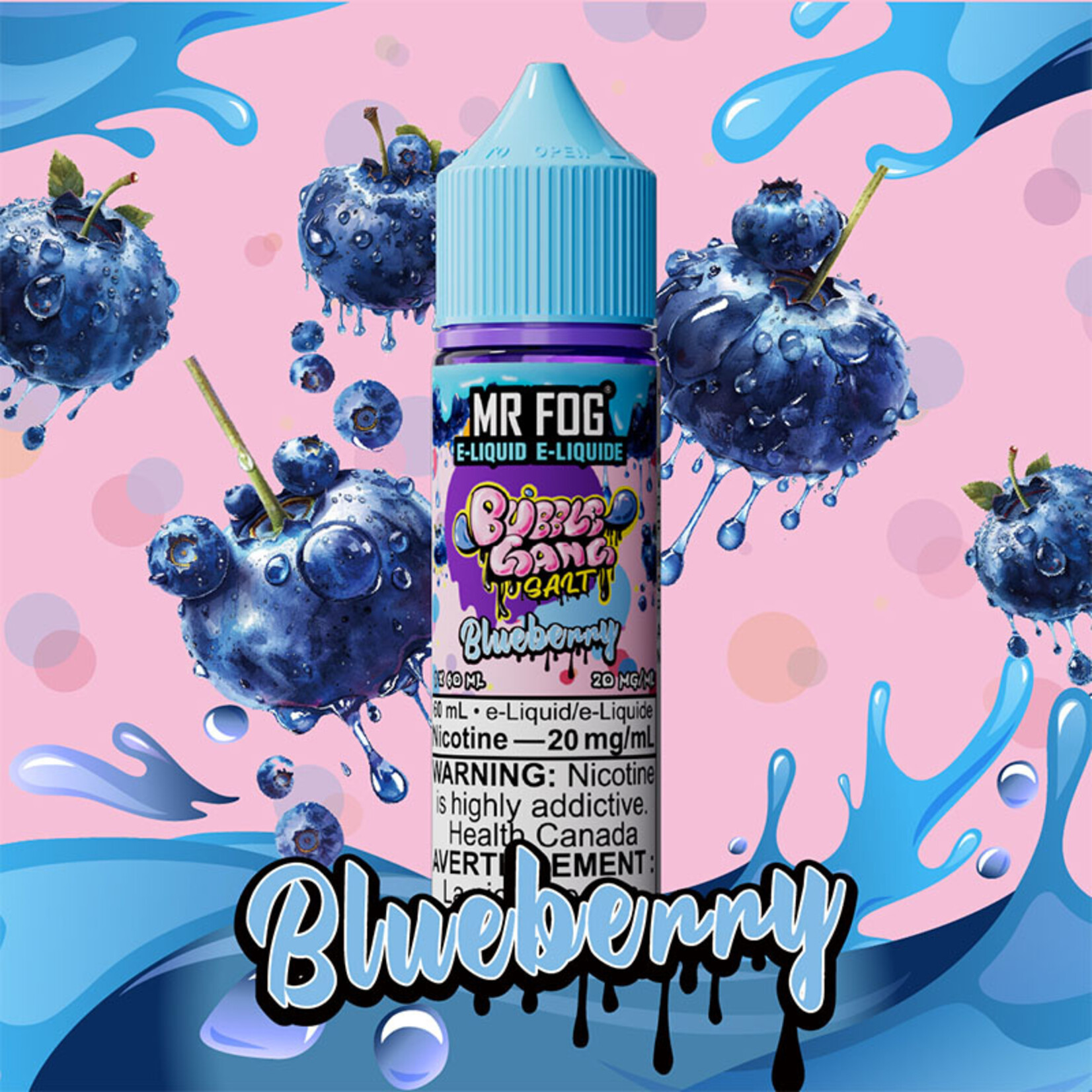 MR FOG MFEBG05 - MR FOG Bubble Gang E-Liquid Blueberry 60ML Salt