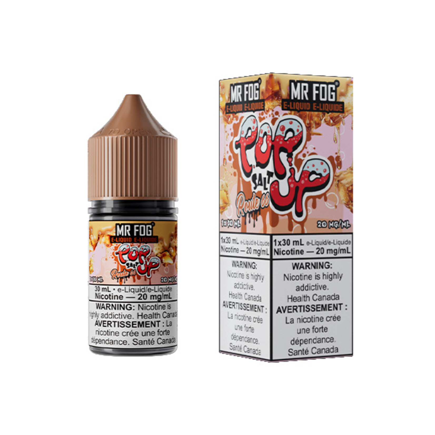 MR FOG MFEPU07 - MR FOG Popup E-Liquid Route 66 30ML Salt