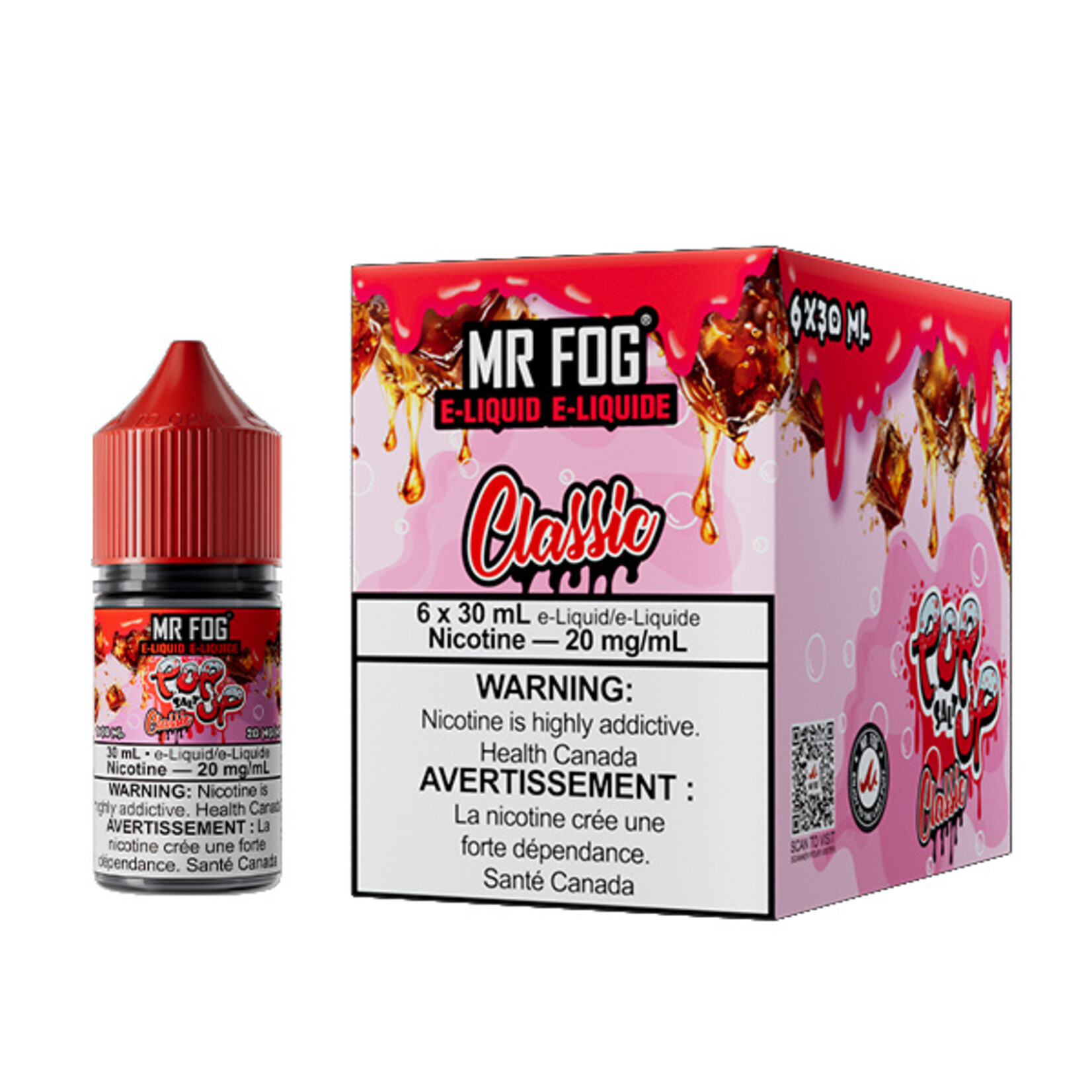 MR FOG MFEPU06 - MR FOG Popup E-Liquid Classic 30ML Salt