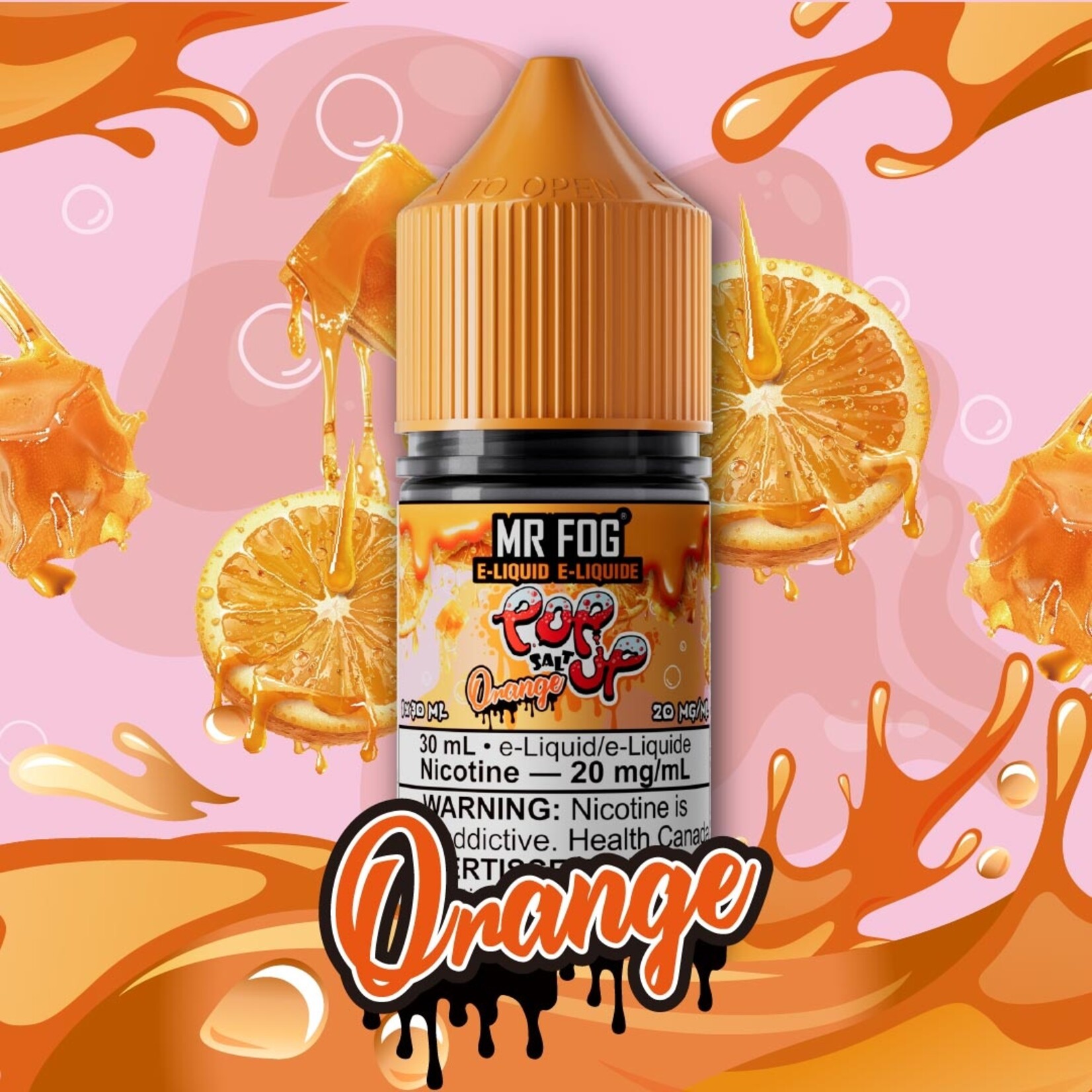 MR FOG MFEPU05 - MR FOG Popup E-Liquid Orange 30ML Salt