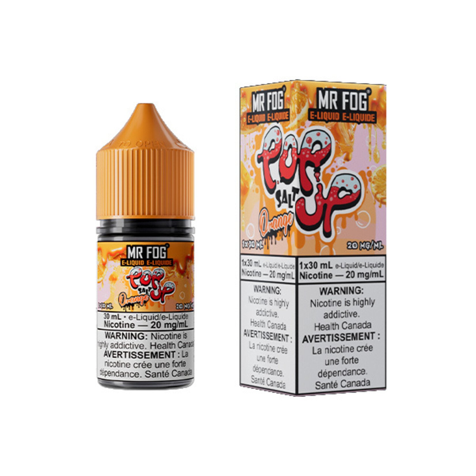 MR FOG MFEPU05 - MR FOG Popup E-Liquid Orange 30ML Salt