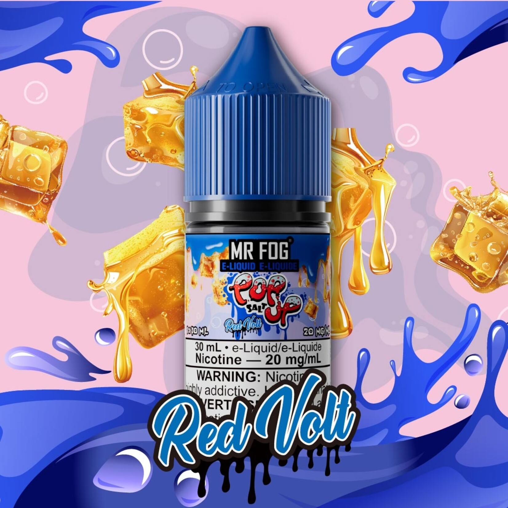 MR FOG MFEPU04 - MR FOG Popup E-Liquid Red Volt 30ML Salt