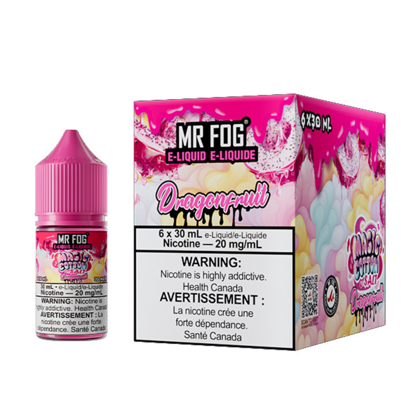 MR FOG MFEMC07 - MR FOG Magic Cotton E-Liquid Dragonfruit 30ML Salt