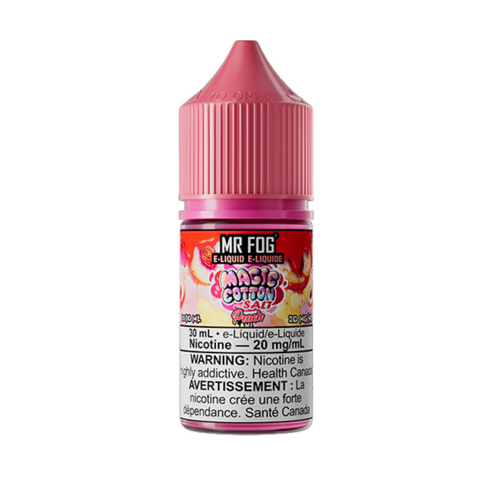 MR FOG MFEMC06 - MR FOG Magic Cotton E-Liquid Peach 30ML Salt