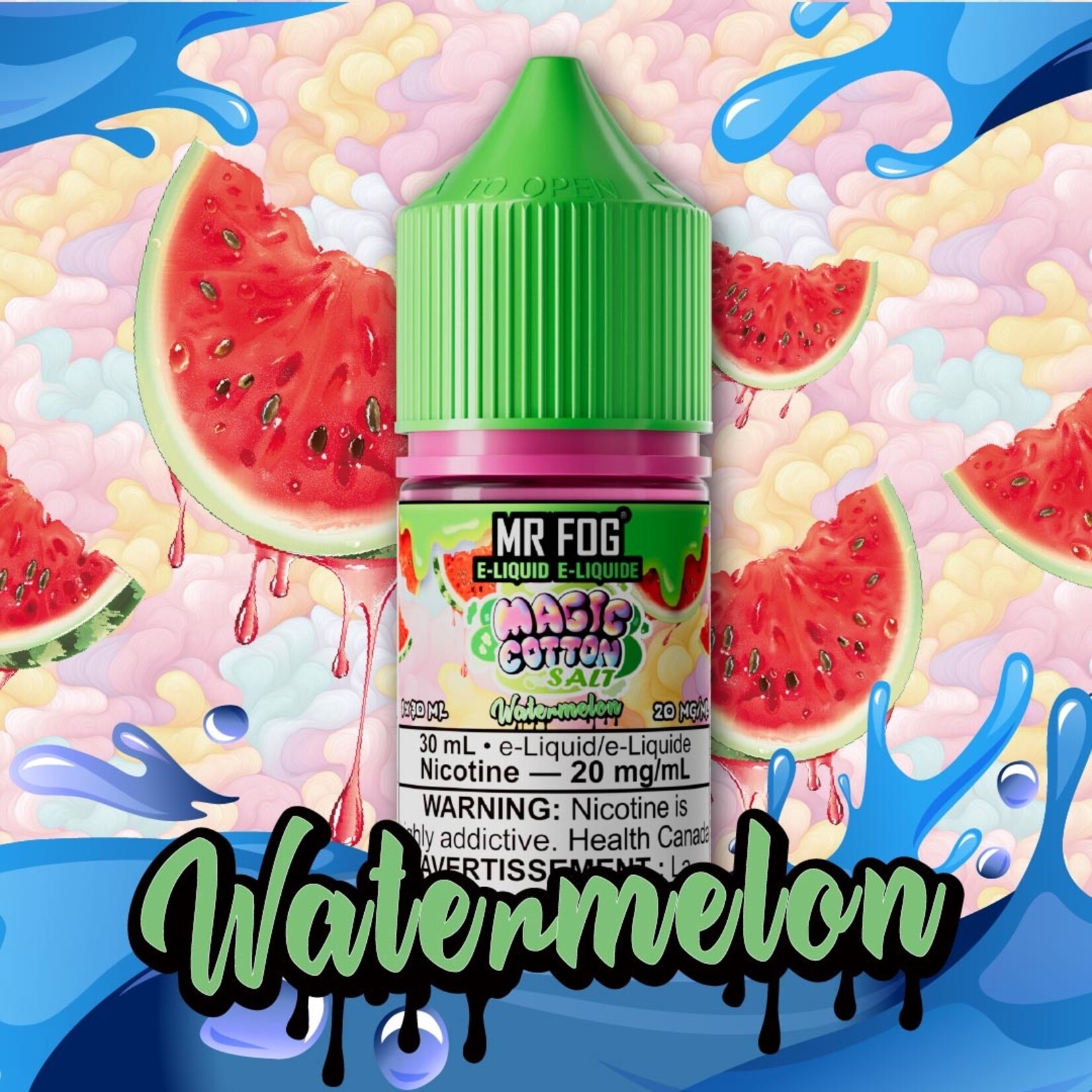 MR FOG MFEMC05 - MR FOG Magic Cotton E-Liquid Watermelon 30ML Salt