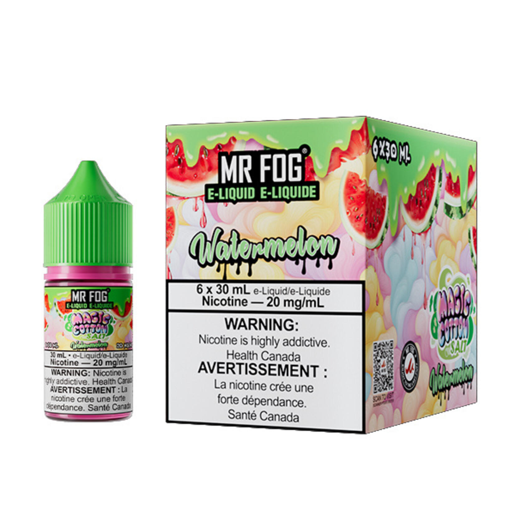 MR FOG MFEMC05 - MR FOG Magic Cotton E-Liquid Watermelon 30ML Salt