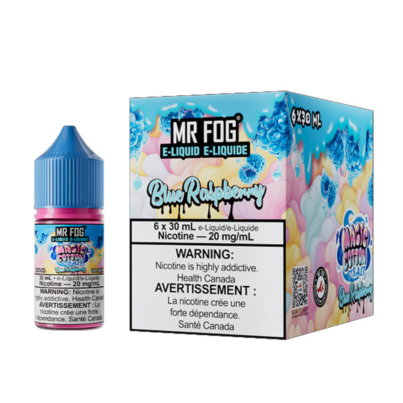 MR FOG MFEMC04 - MR FOG Magic Cotton E-Liquid Blue Raspberry 30ML Salt