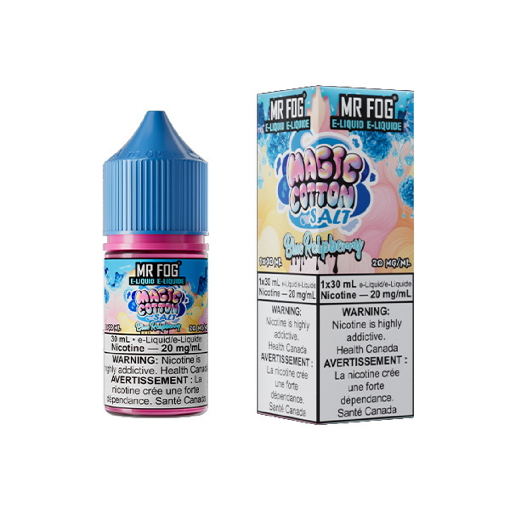 MR FOG MFEMC04 - MR FOG Magic Cotton E-Liquid Blue Raspberry 30ML Salt