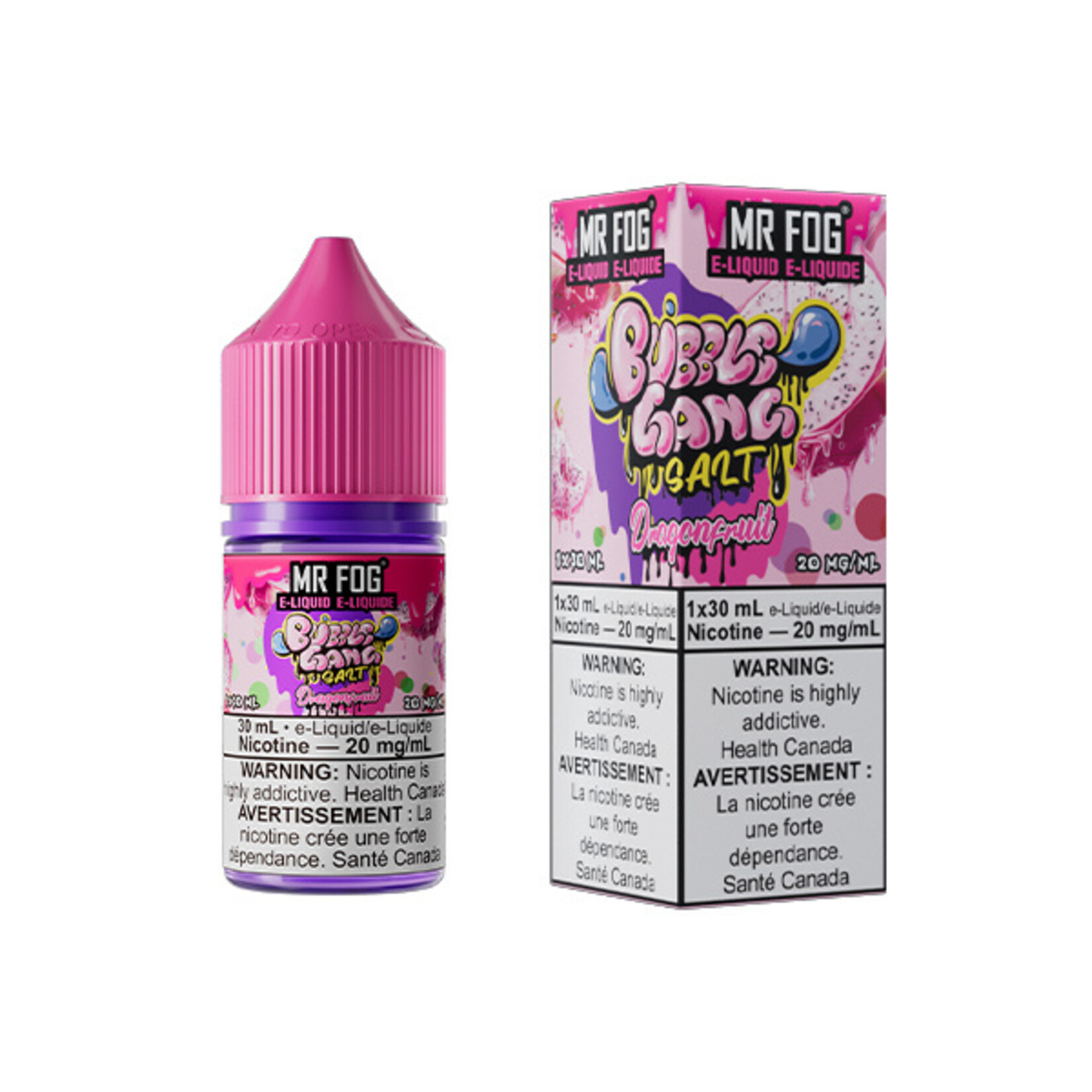 MR FOG MFEBG07 - MR FOG Bubble Gang E-Liquid Dragonfruit 30ML Salt
