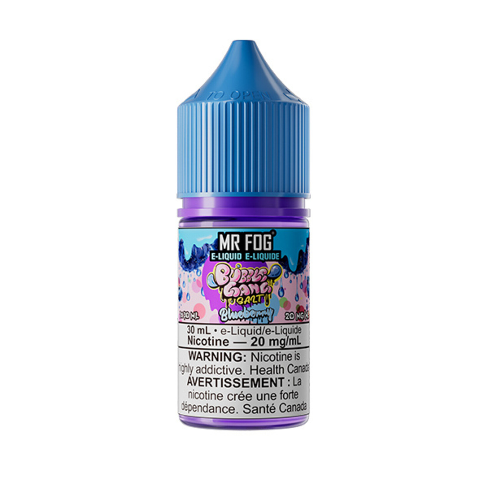 MR FOG MFEBG05 - MR FOG Bubble Gang E-Liquid Blueberry 30ML Salt
