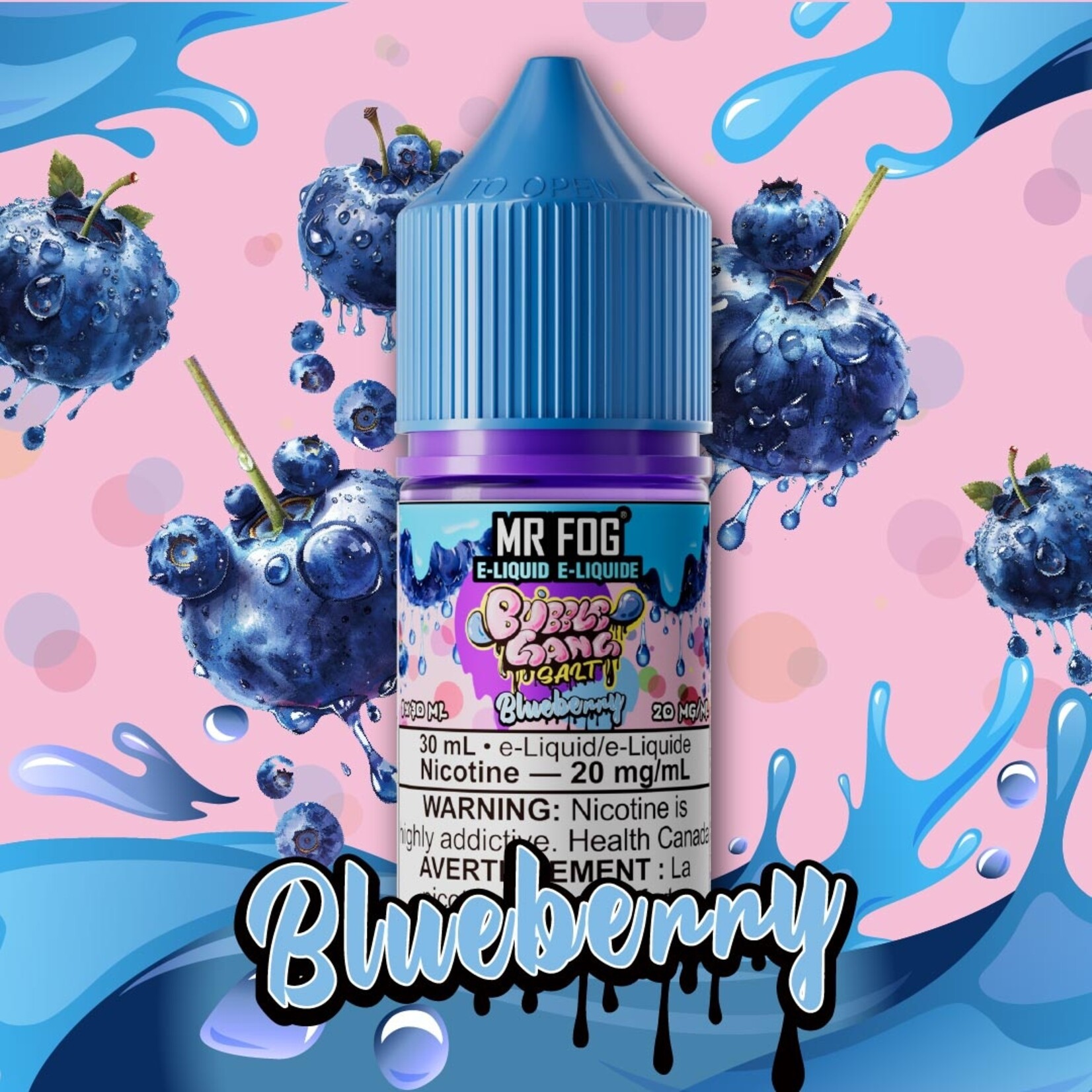 MR FOG MFEBG05 - MR FOG Bubble Gang E-Liquid Blueberry 30ML Salt